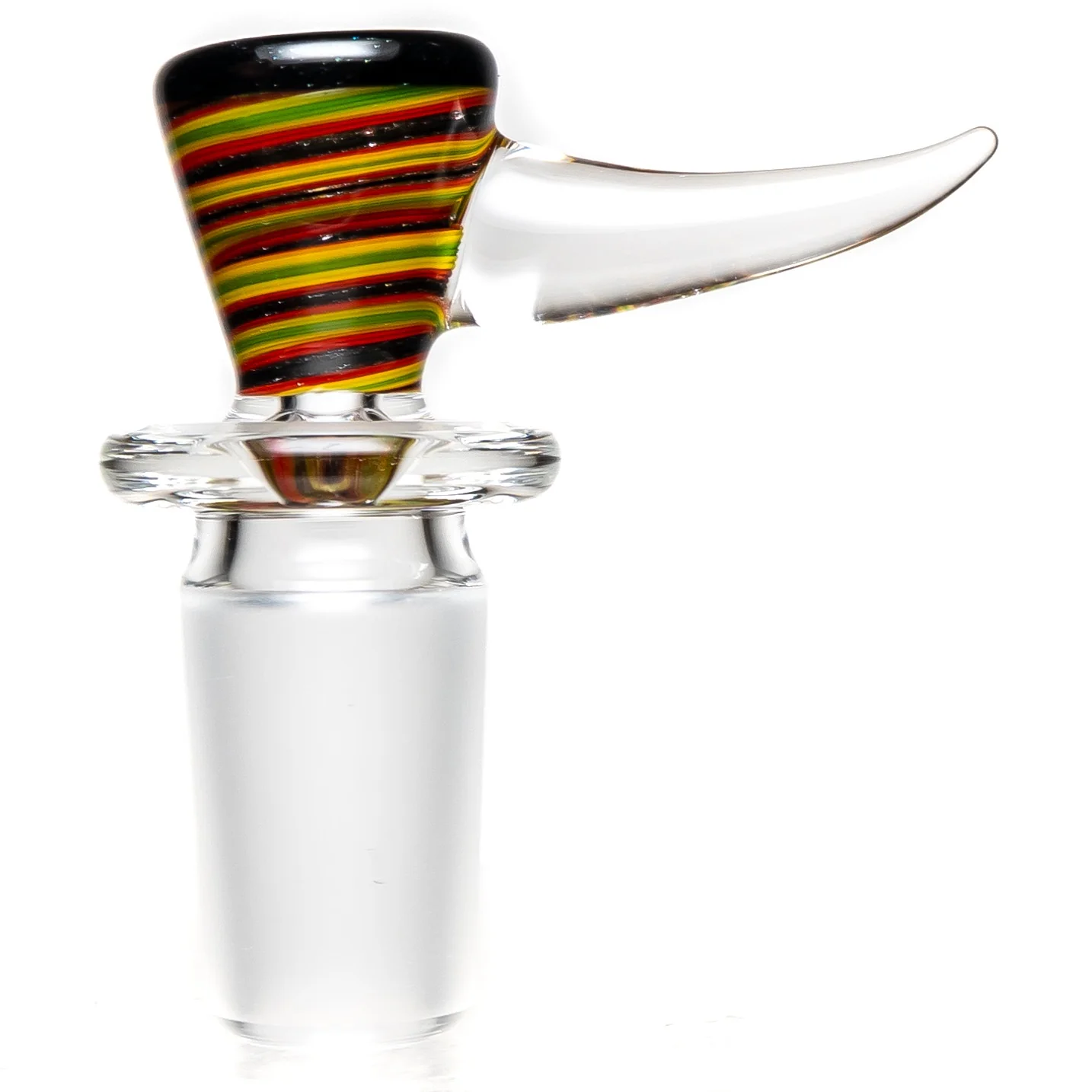 Aaron Vigil - Worked Horn Slide - 18mm - Black Rasta