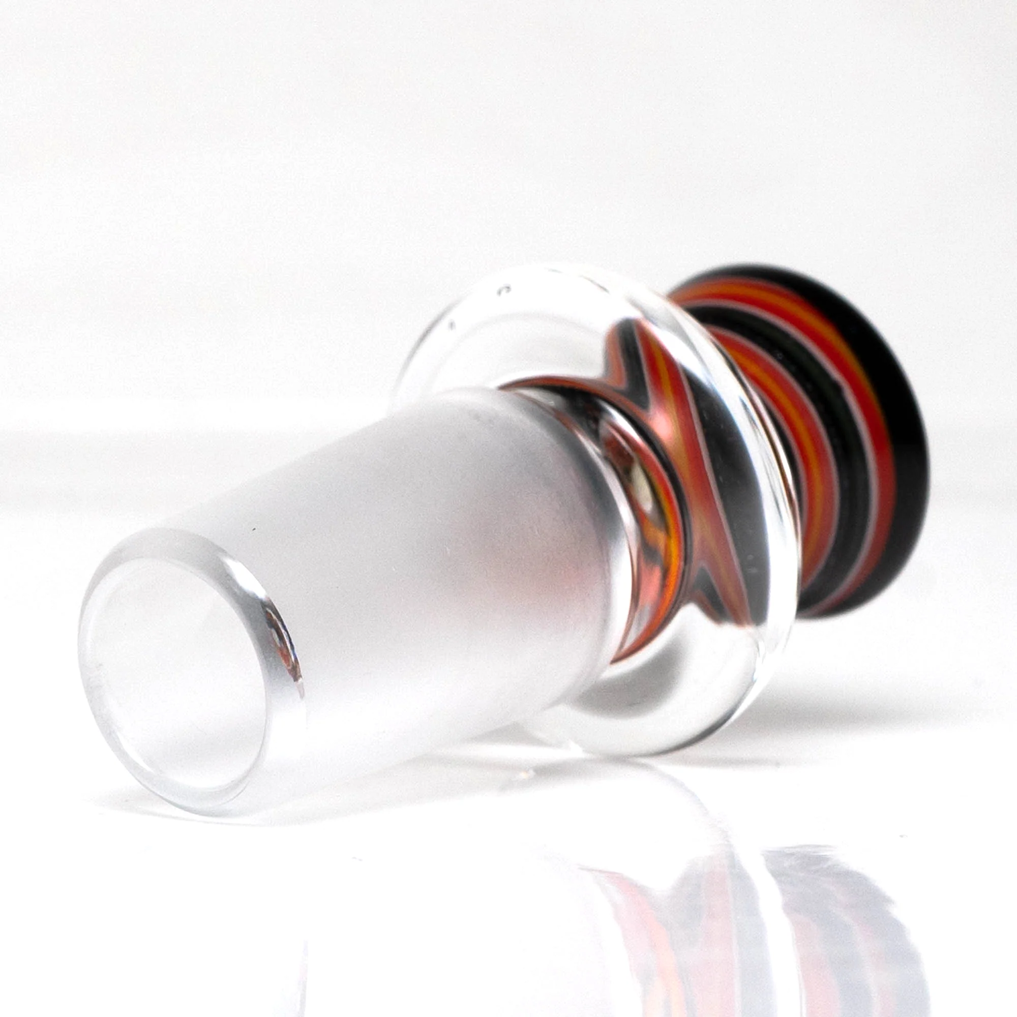 Aaron Vigil - Worked Martini Slide - 18mm - Fire & Black - Image 3