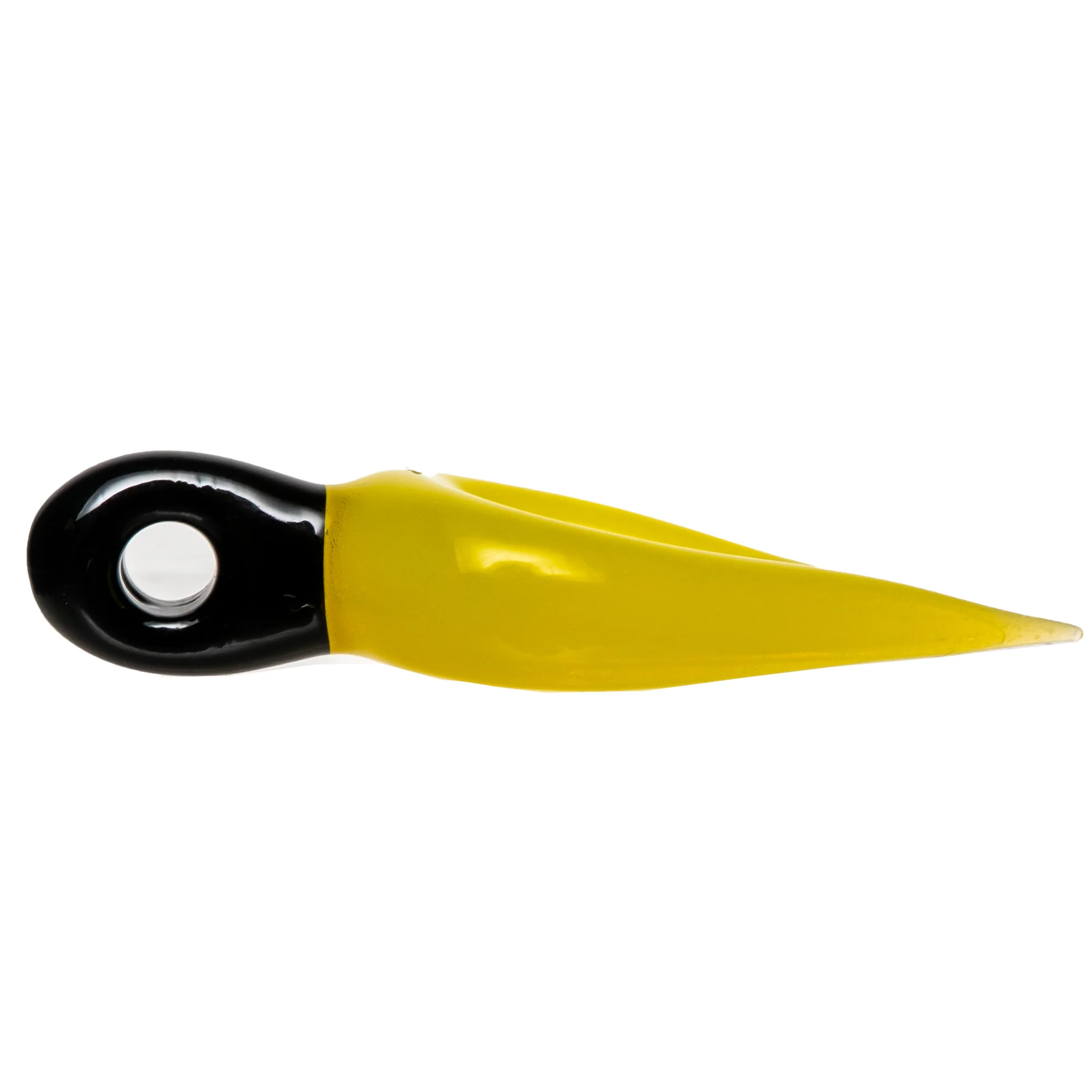 Aaron Vigil - Horn Pendant - Lemon Drop & Black - Image 3