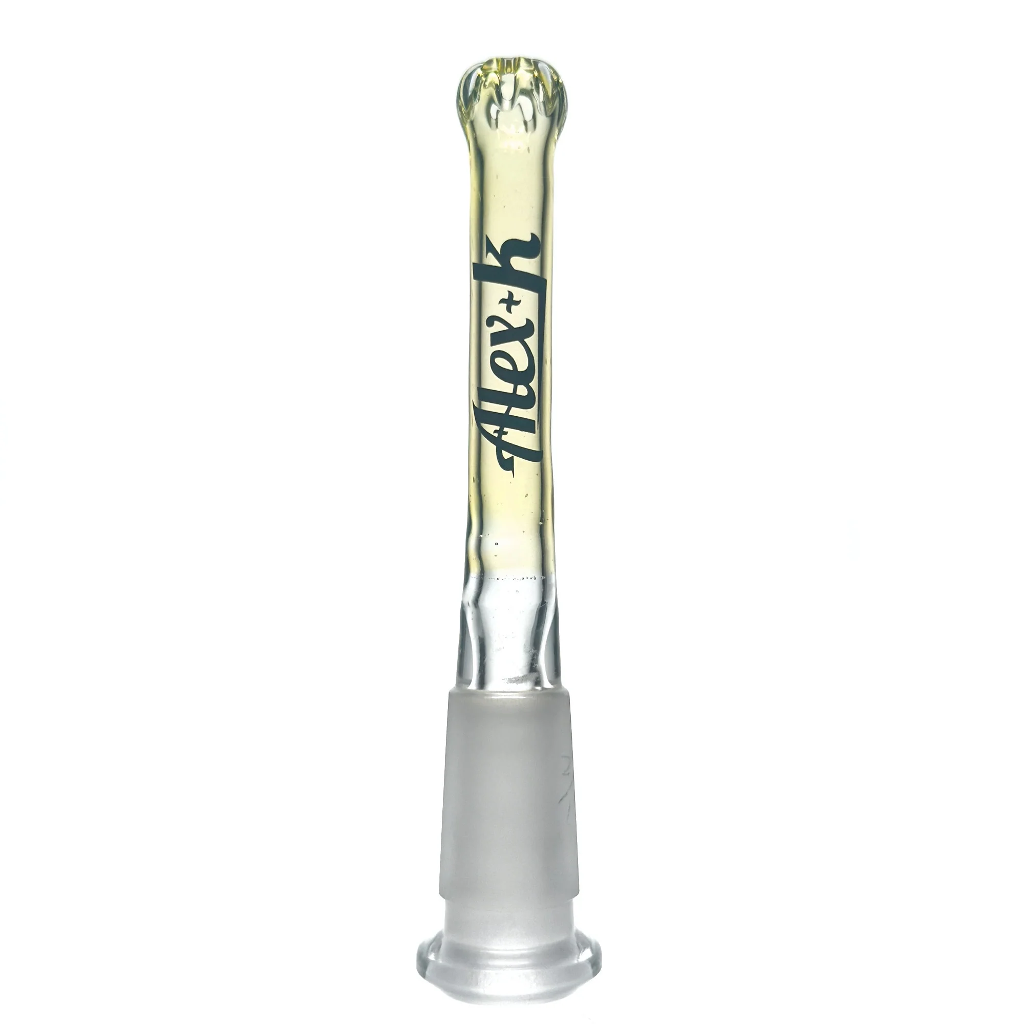 Alex K - Downstem - Classic 7 Slit - 18/14mm - Lemon Drop 4"