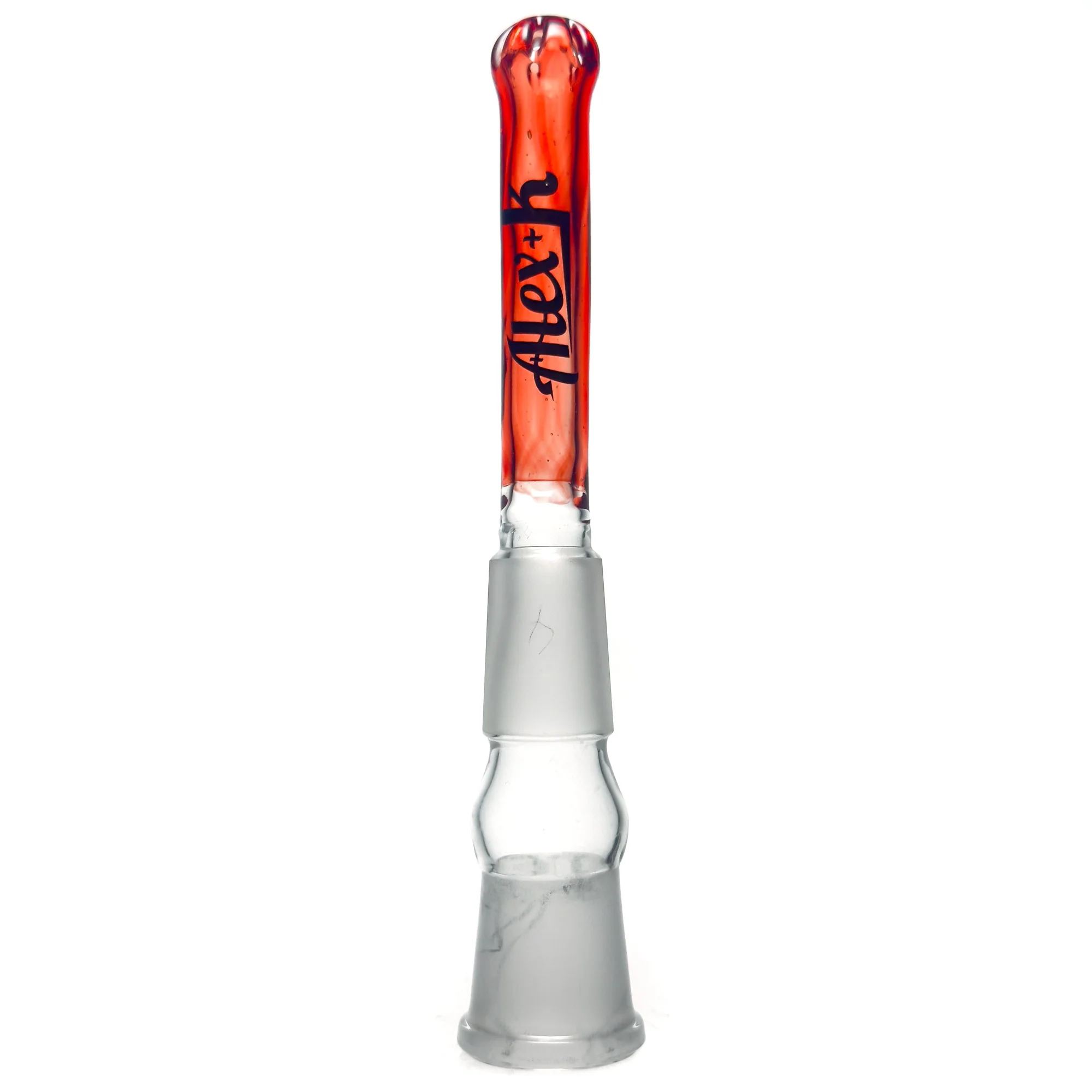 Alex K - Downstem - Classic 7 Slit - 18/18mm - Orange Elvis 4"