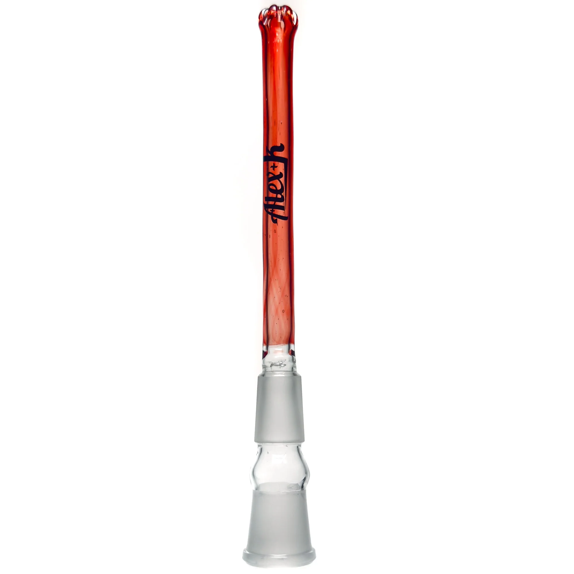 Alex K - Downstem - Classic 7 Slit - 18/18mm - Orange Elvis 6.5"