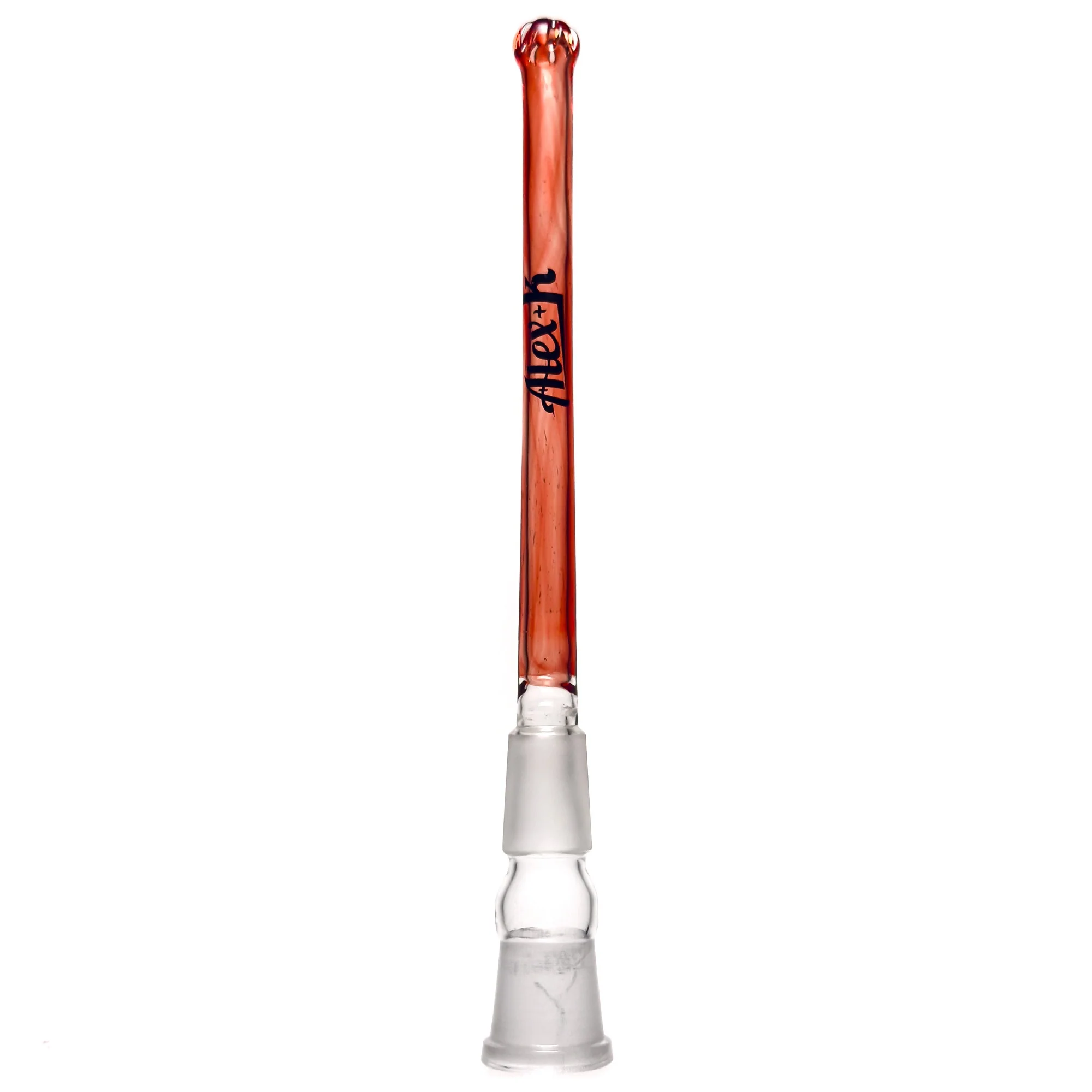 Alex K - Downstem - Classic 7 Slit - 18/18mm - Orange Elvis 7"
