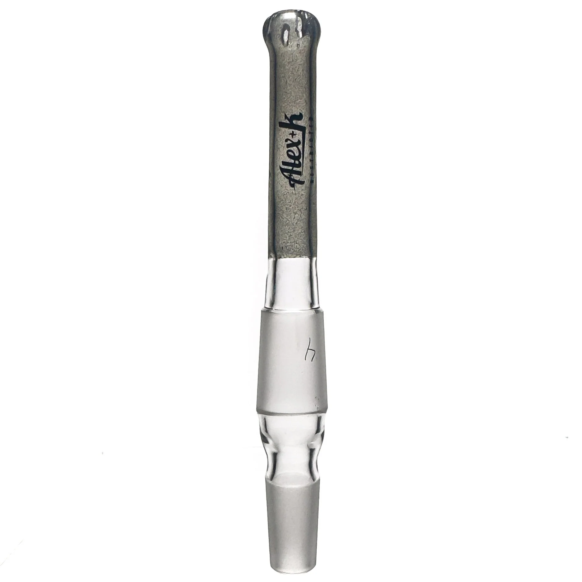 Alex K - Downstem - Restricted 7 Slit - 18/14 Male - Steelwool 4"