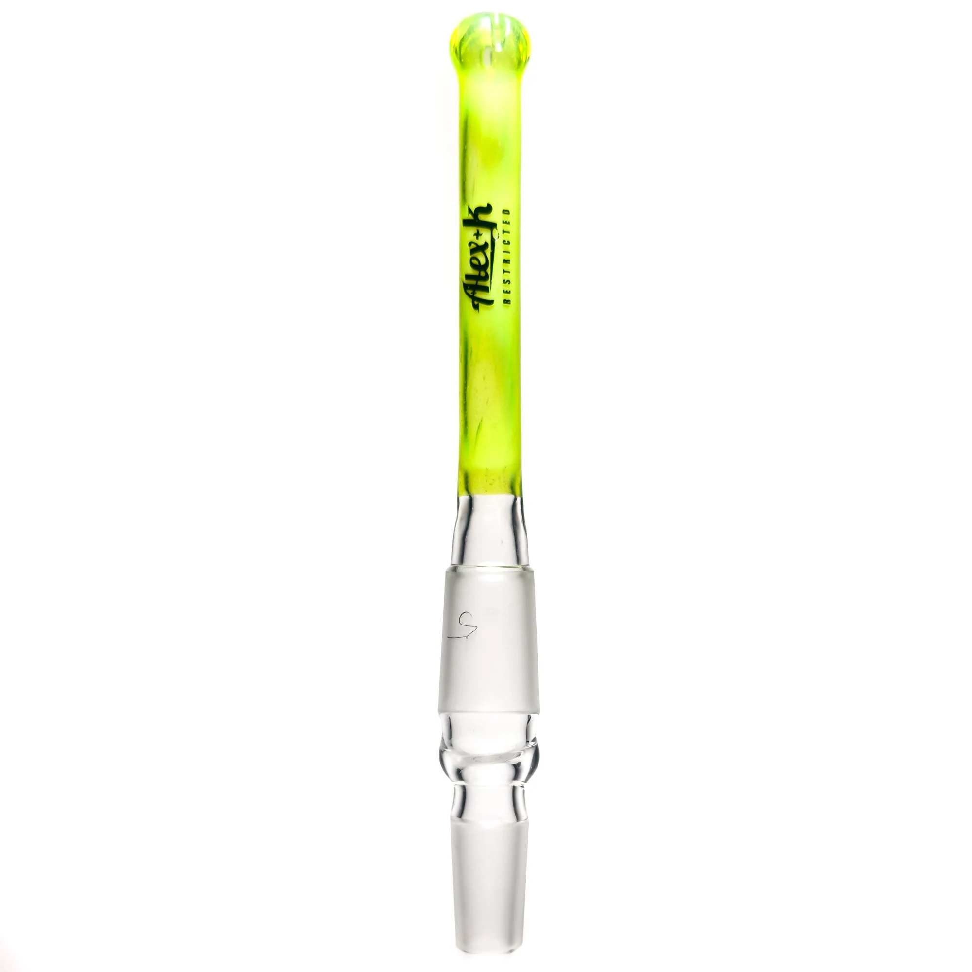 Alex K - Downstem - Restricted 7 Slit - 18/14mm Male - Slyme 5"