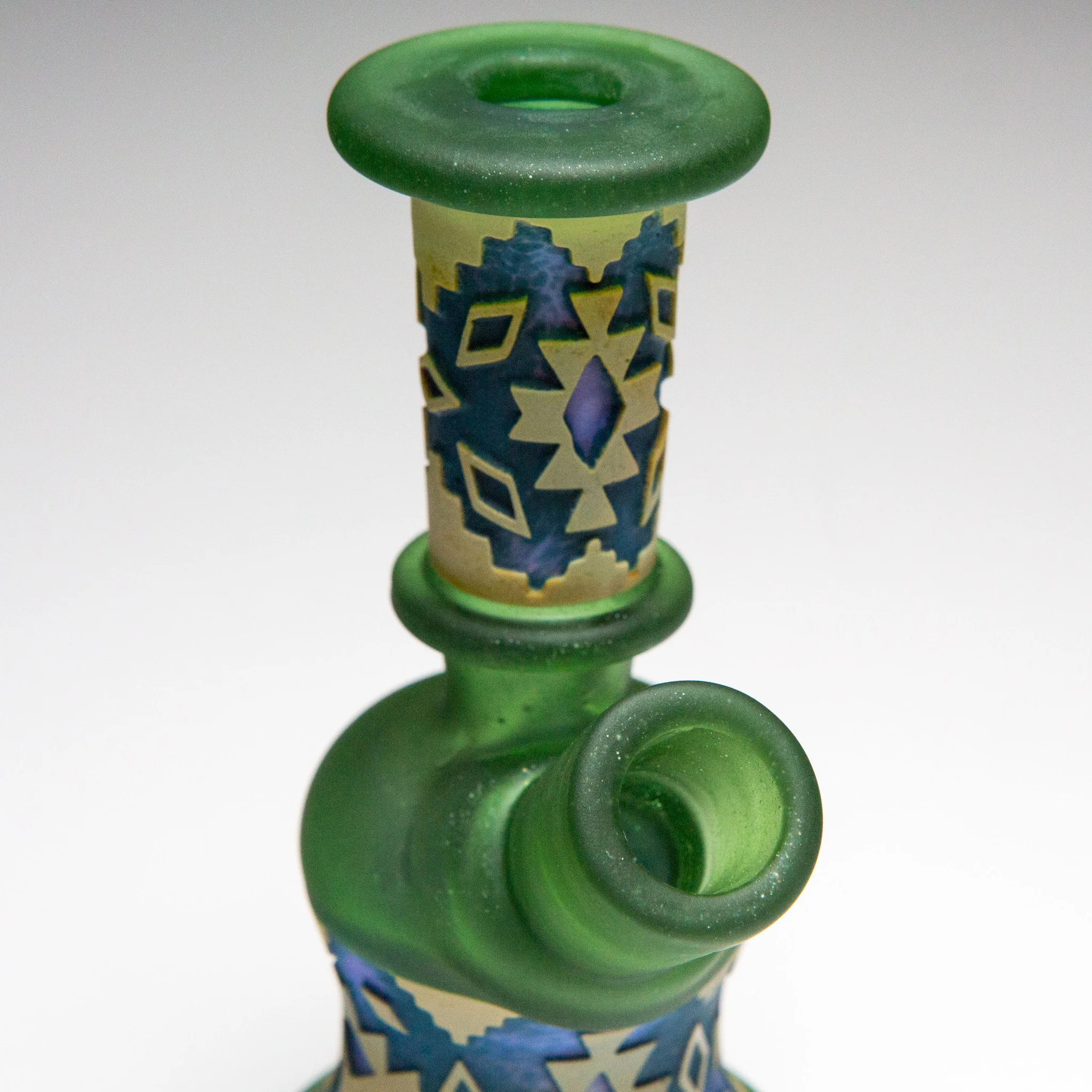 Amani Summerday - Minitube - Green Stardust, Pink Slyme & Agua Azul Carmel Frit - Image 4