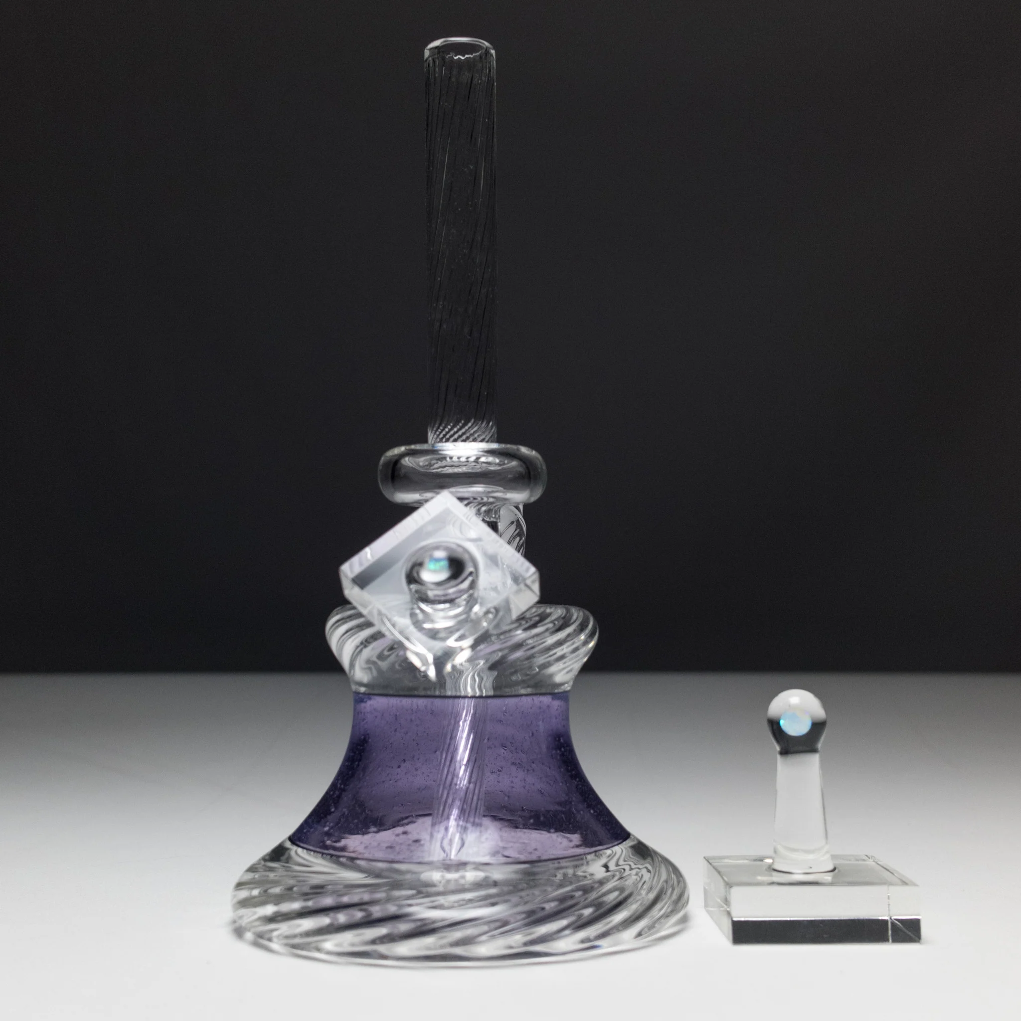 Andy Roth - Vintage Executive Tube - Purple Lollipop & Clear