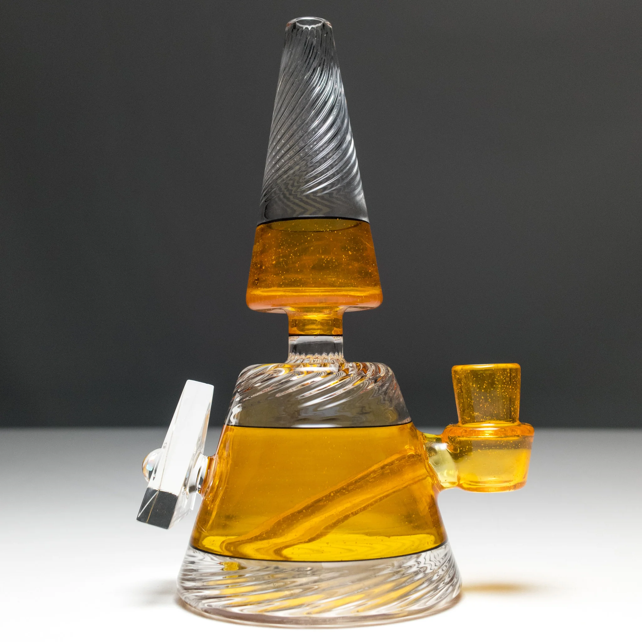 Andy Roth - Vintage Executive Tube - Tangelo & Clear - Image 3