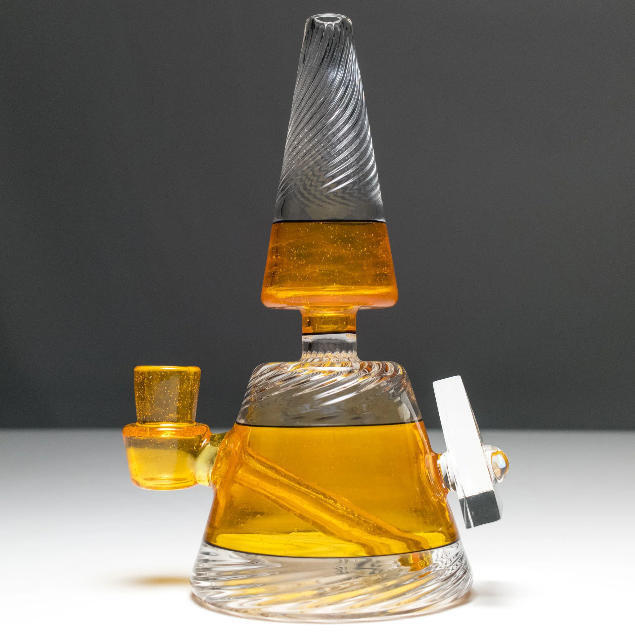 Andy Roth - Vintage Executive Tube - Tangelo & Clear - Image 4