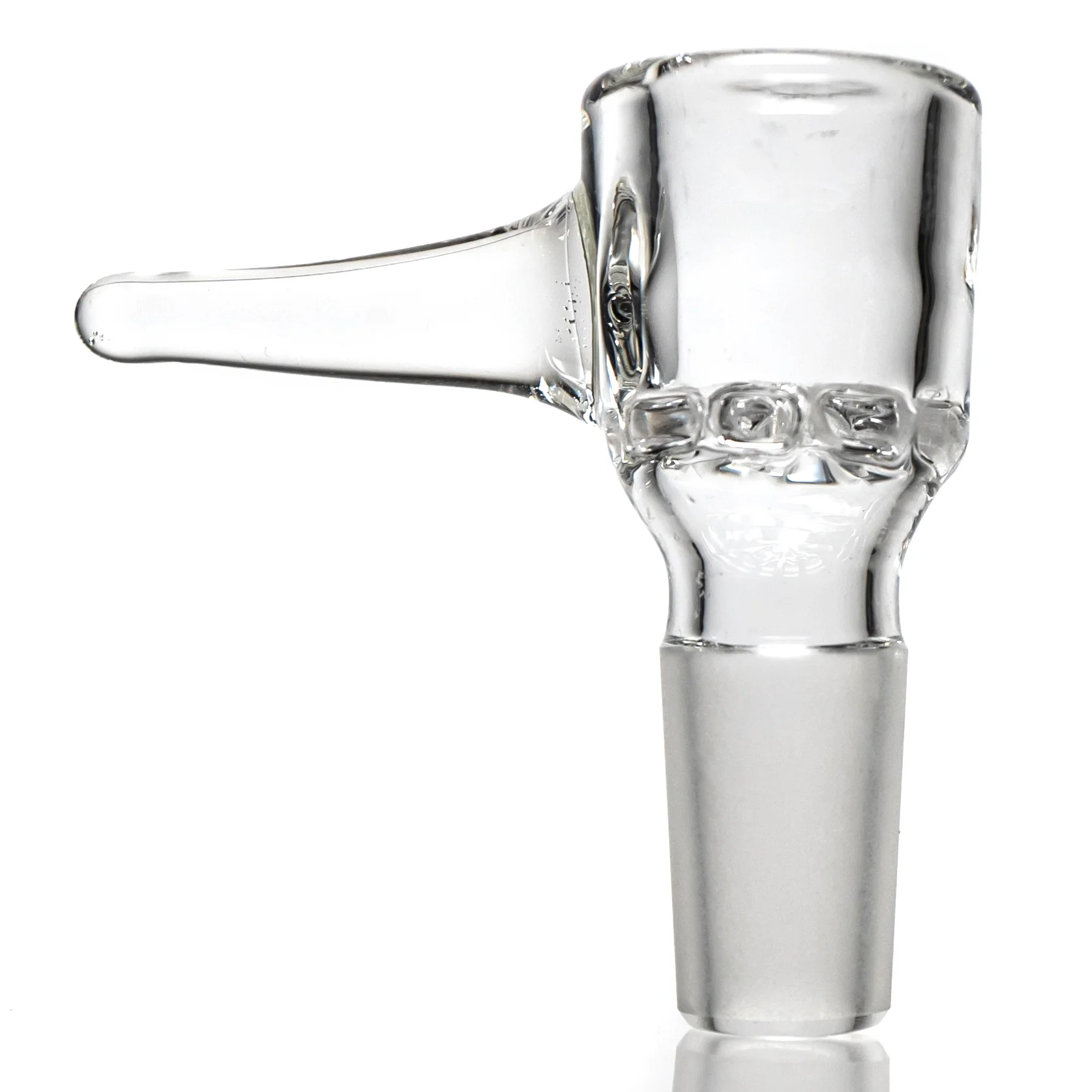 Ben Wilson - Hollow Foot Inline Recycler Tube w/ Triple Donut Perc - Sandblasted - Image 6