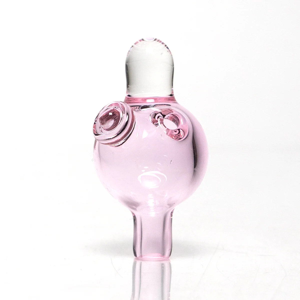 Brando - 10mm Full Blasted Ball Rig - Pink w/ Lime Juice - Fume Cluster Millie - Image 12