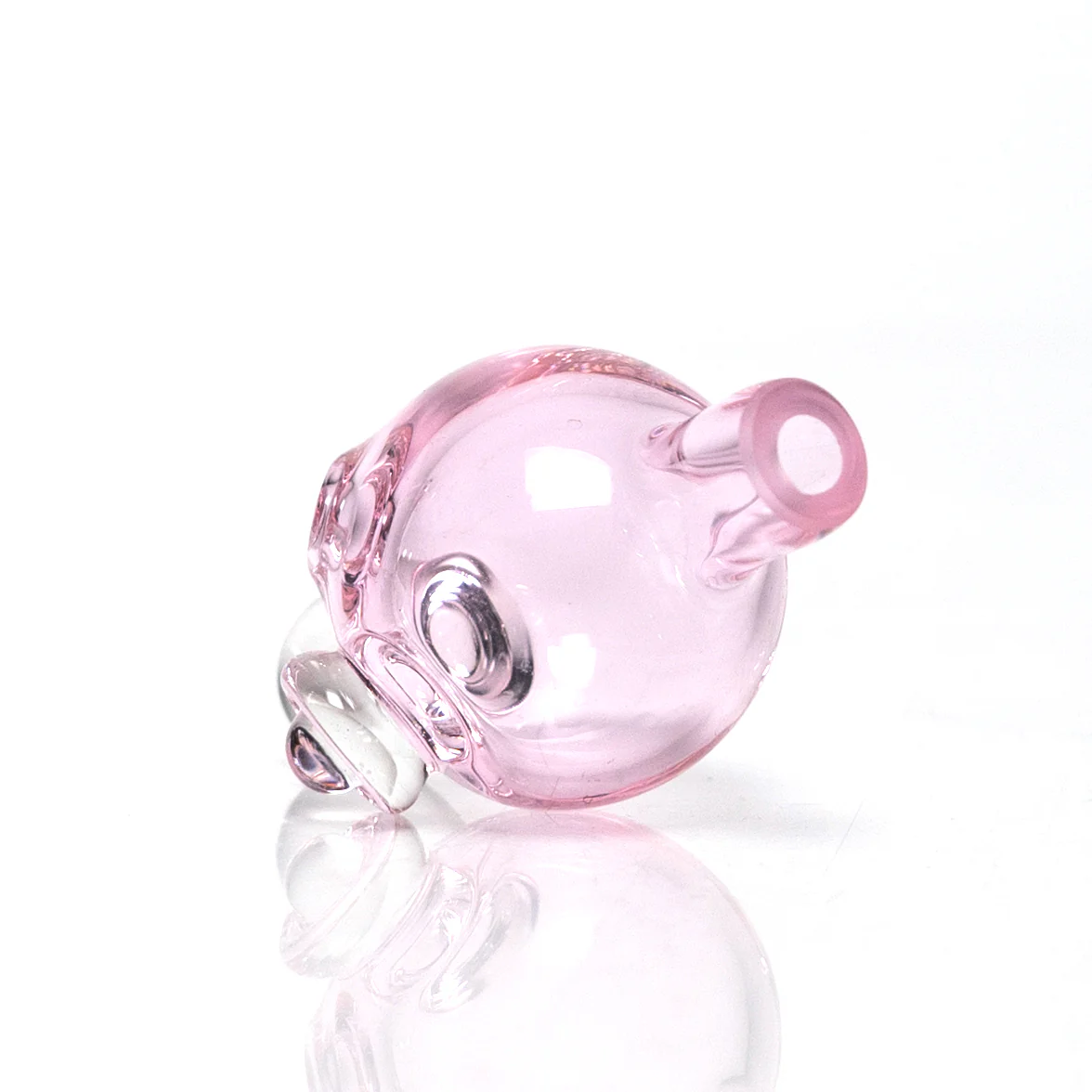 Brando - 10mm Full Blasted Ball Rig - Pink w/ Lime Juice - Fume Cluster Millie - Image 13