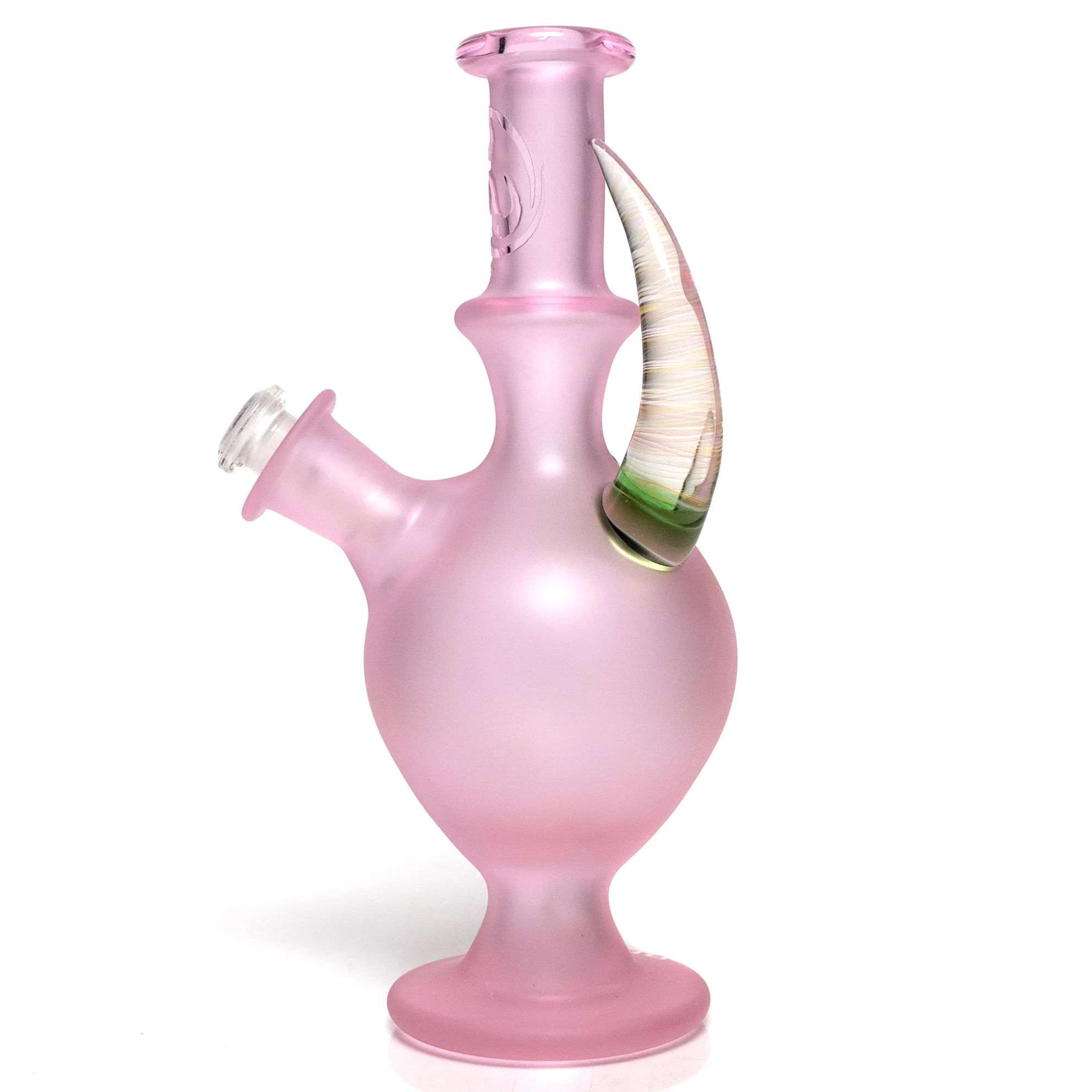 Brando - 10mm Full Blasted Ball Rig - Pink w/ Lime Juice - Fume Cluster Millie - Image 2