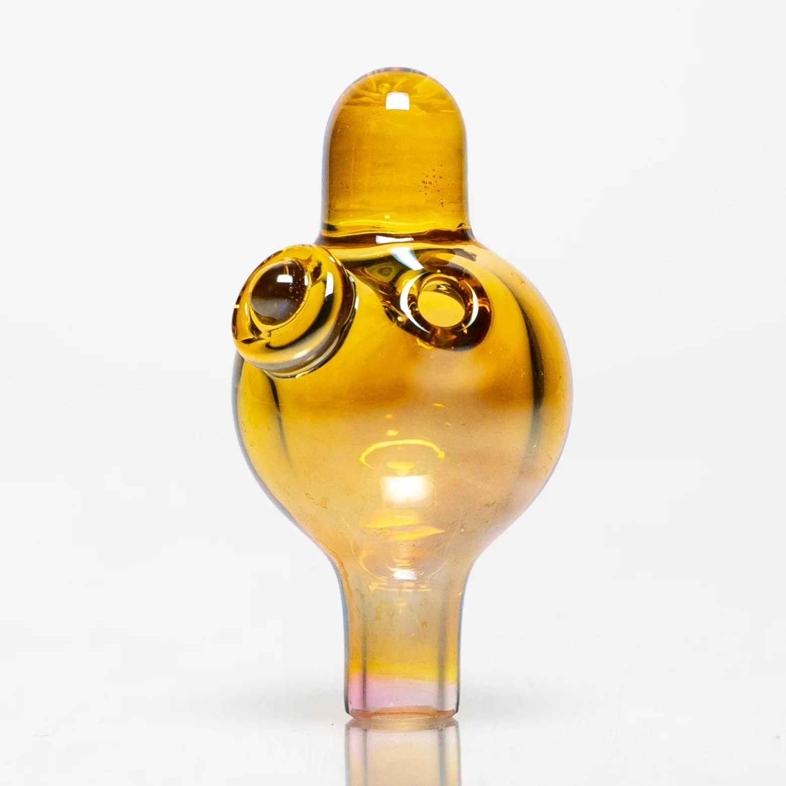 Brando - 10mm Fumed & Half Blasted Ball Rig - Cobalt - Honeycomb Millie #1 - Image 14