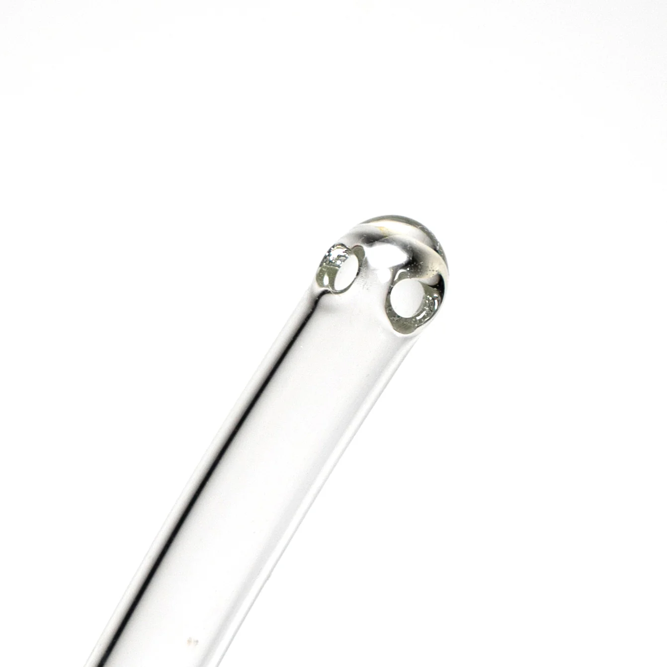 Brando - 10mm Half Blasted Ball Rig - Milky Blue w/ Cobalt - Blue Leaf Millie - Image 10
