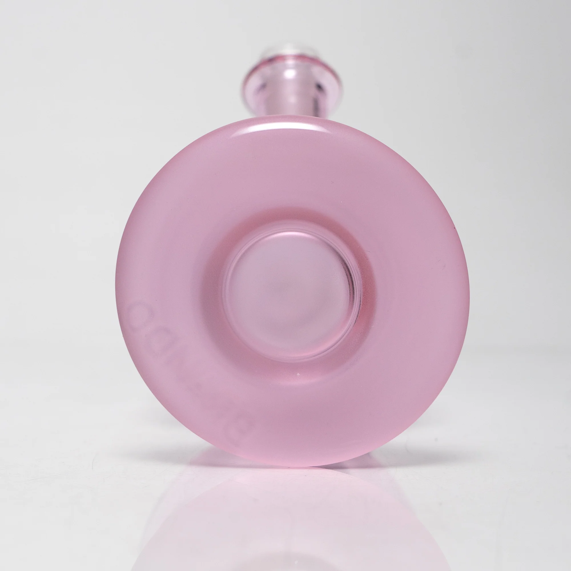 Brando - 10mm Half Blasted Ball Rig - Pink w/ Cobalt - Fume Cluster Millie - Image 8