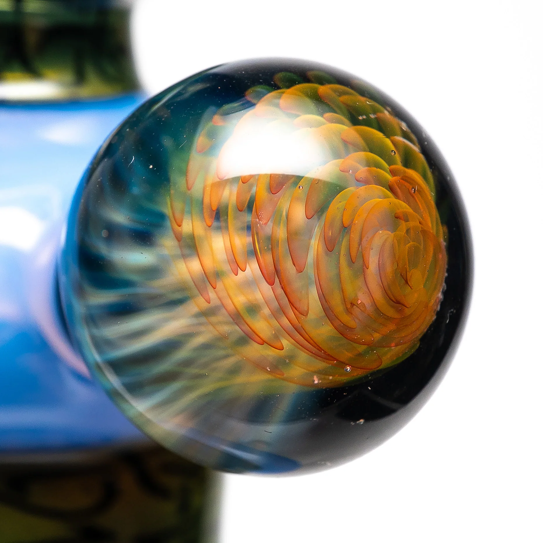 Broham Glass - Fume Pattern Jammer - Diet Blue Cheese - Image 4