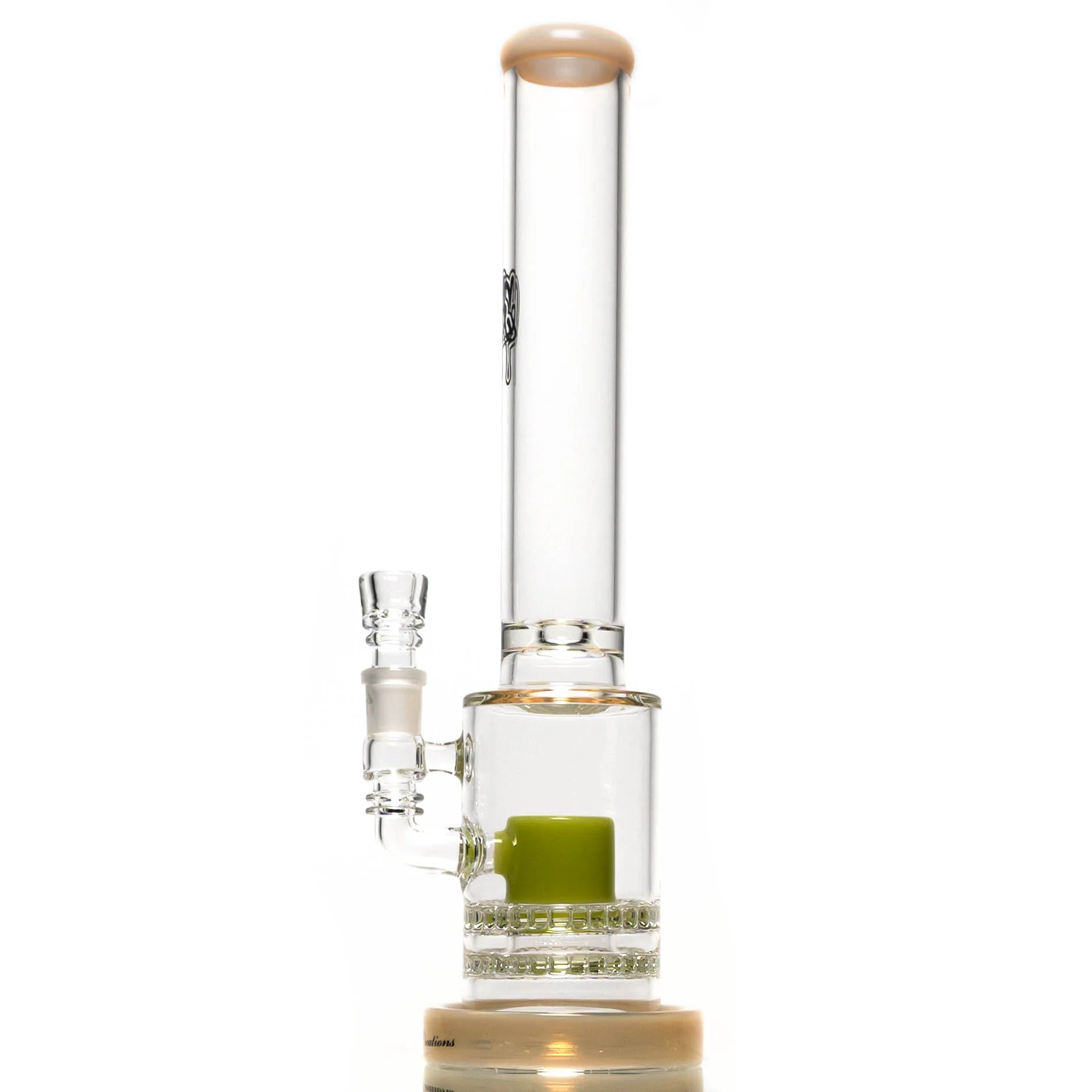 C2 Custom C. - Halo Ratchet Tube - 80mm - CFL Pink & Yoshi Accents - Image 3