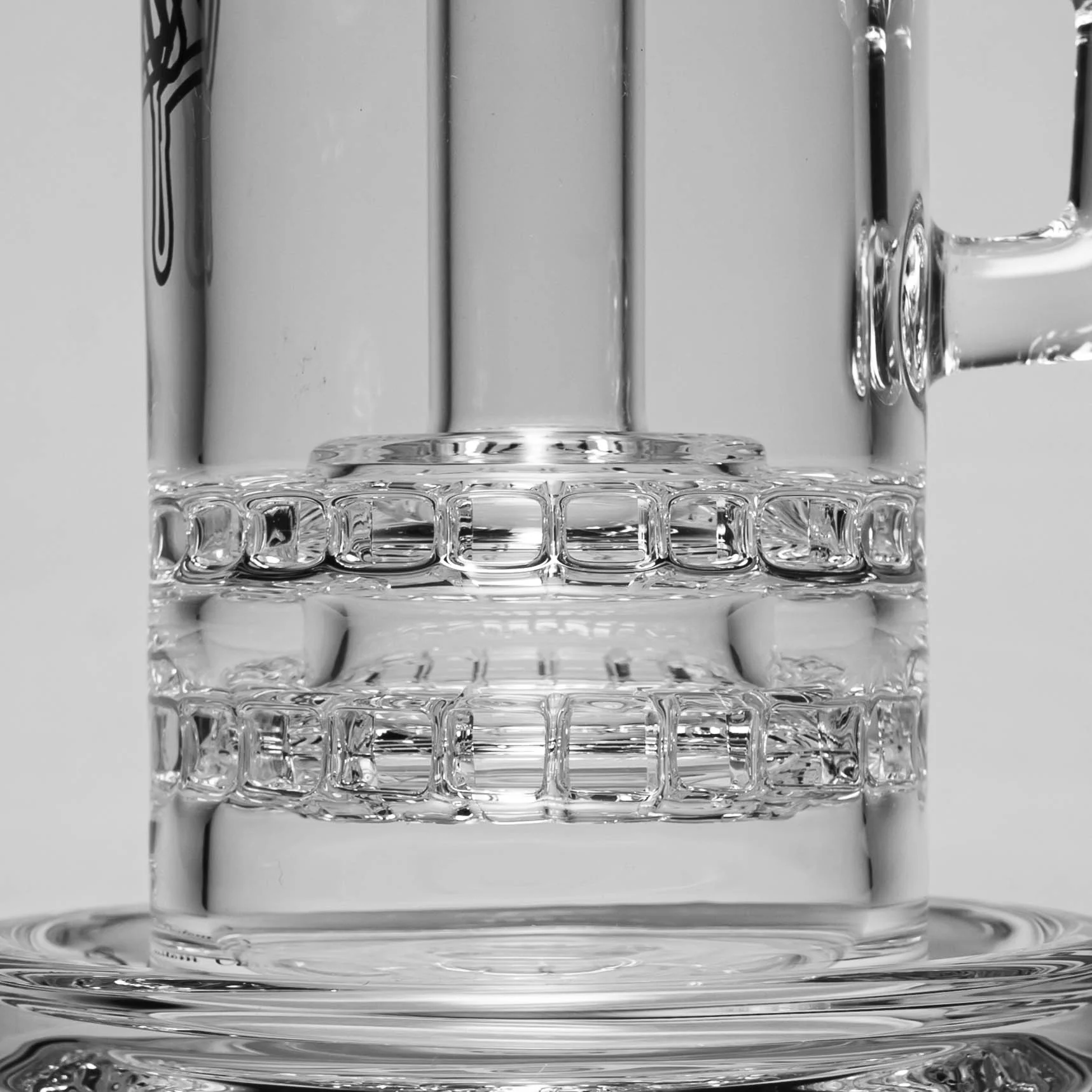 C2 Custom Creations - Double Ratchet Bubbler - 65mm - Black Drip Label - Image 3