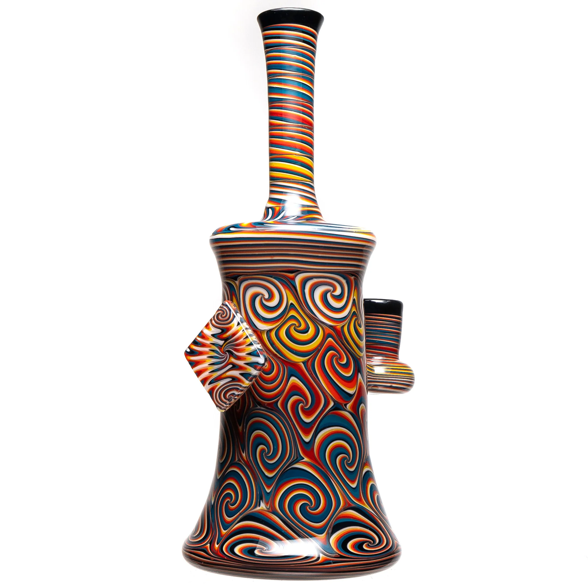 Cameron Burns - Worked Jammer Tube - Fire & Blue w/ Black - Image 2