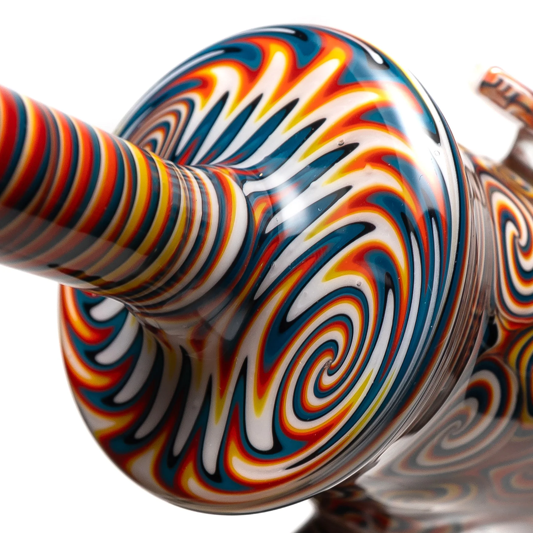 Cameron Burns - Worked Jammer Tube - Fire & Blue w/ Black - Image 6