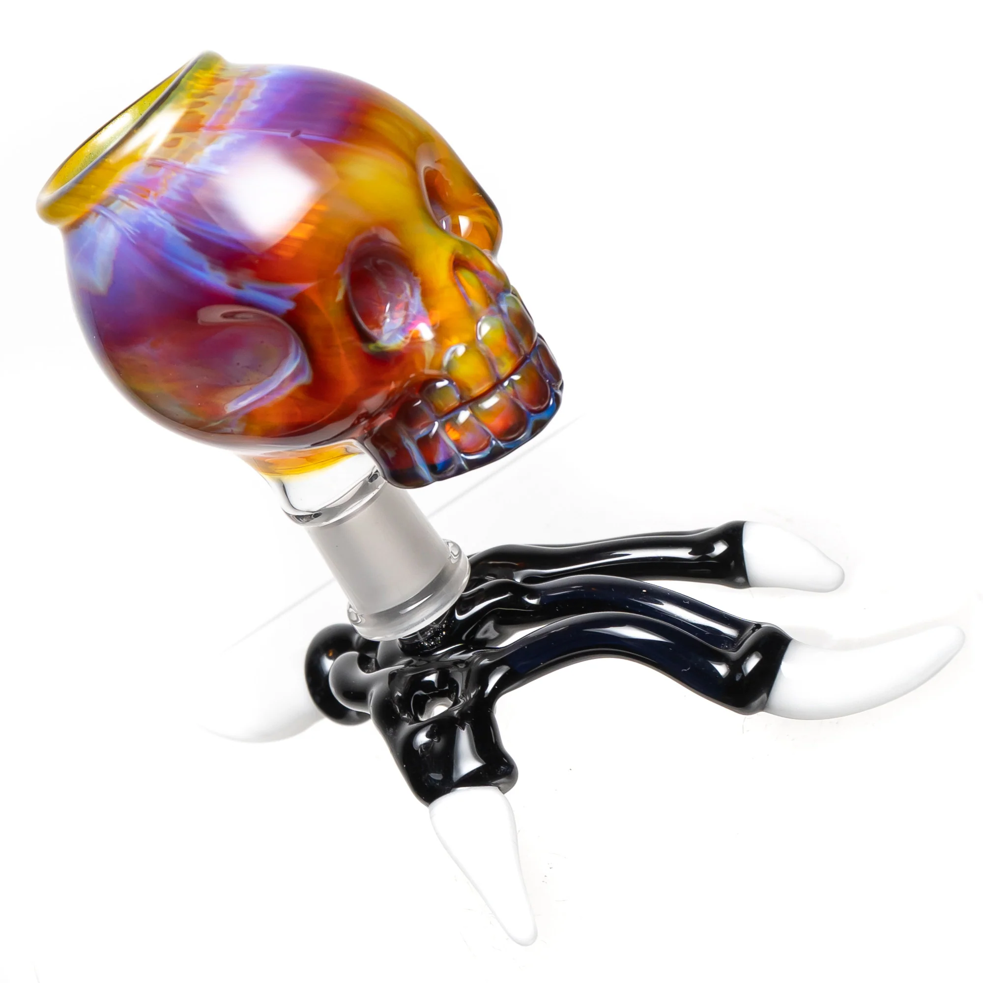 Carsten Carlile - Skull Dome & Stand - 14mm - Amber Purple - Image 3