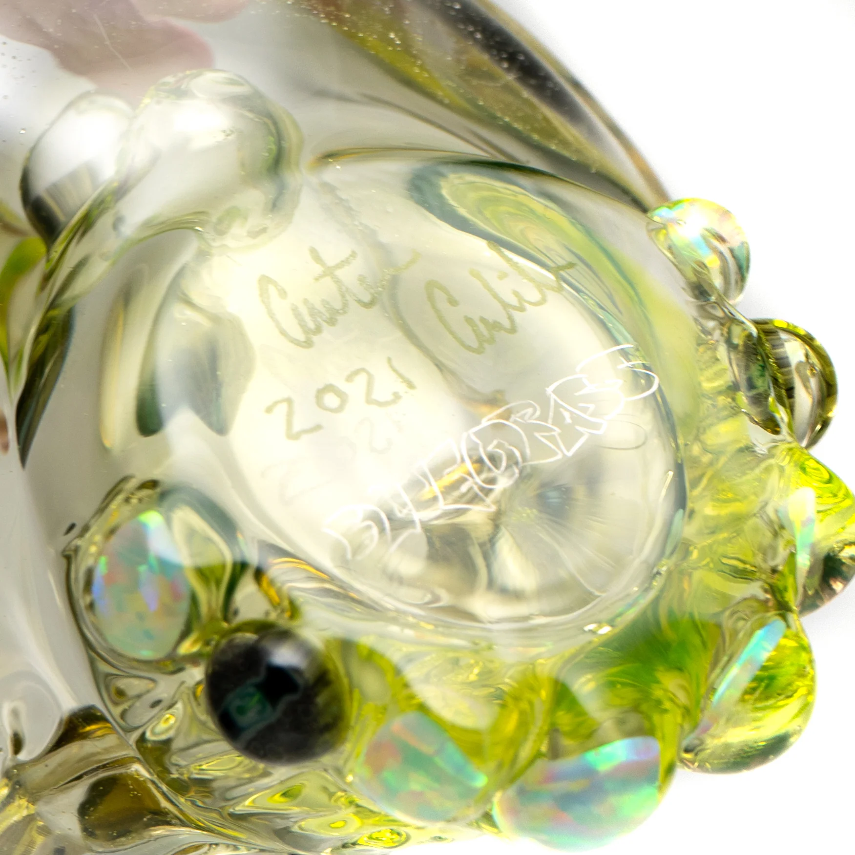 Carsten Carlile x Bluegrass Glass - Skull Shredder - UV Illuminati & Lucy - Image 14