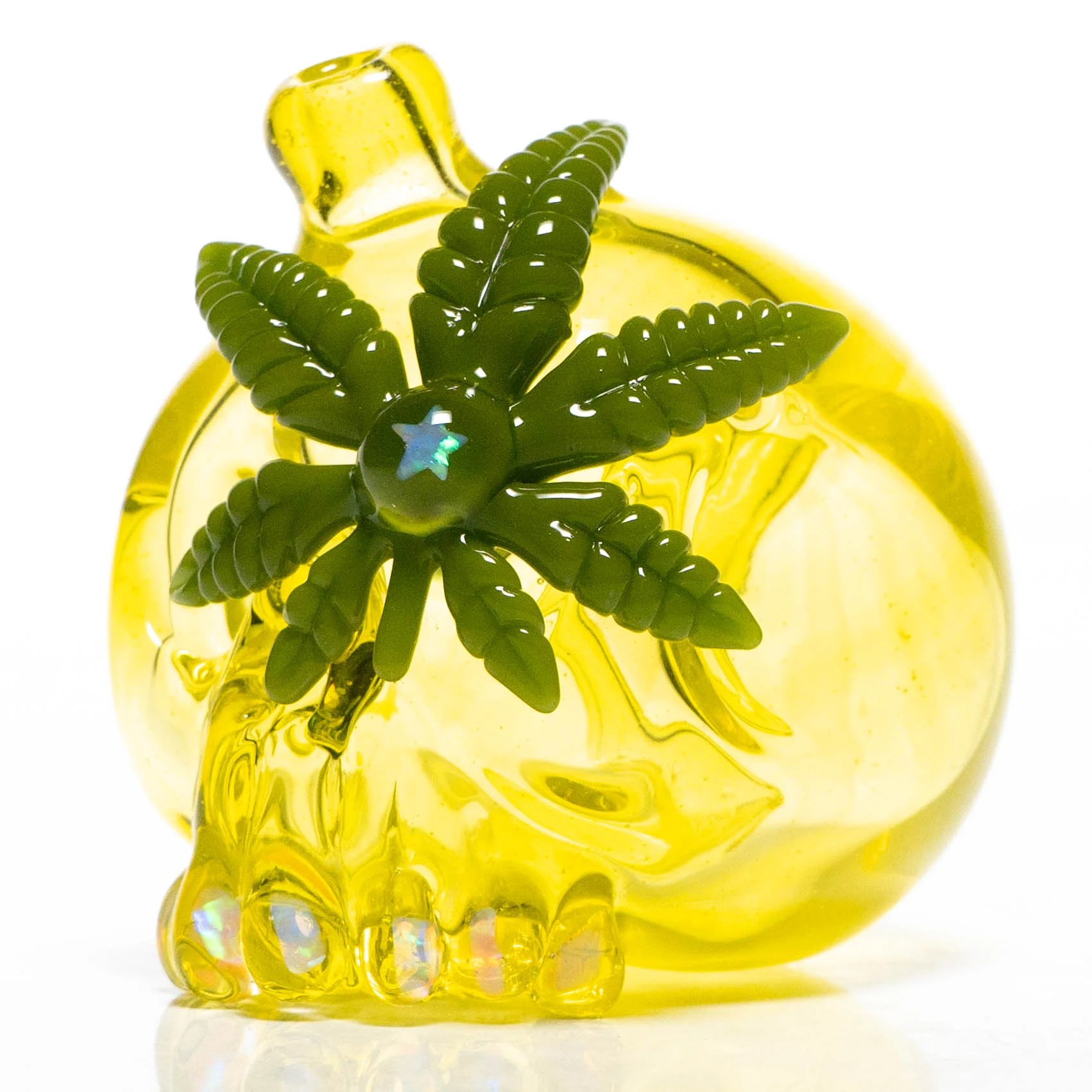 Carsten Carlile X Breezy - Irie Eye Skull #53 - UV Lemon Drop - Image 2