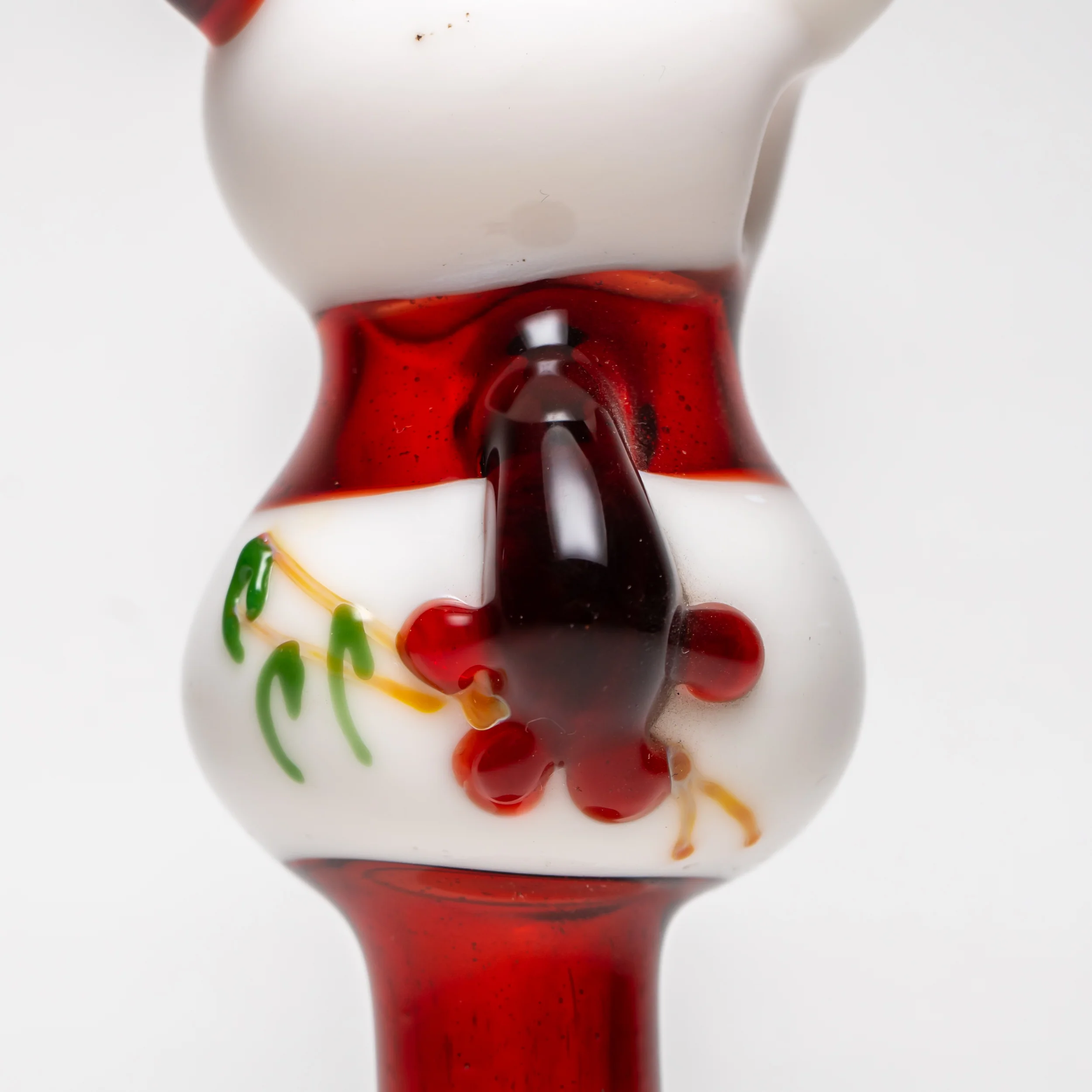 Chazpyle - Panda Pipe - Red & White - Image 4