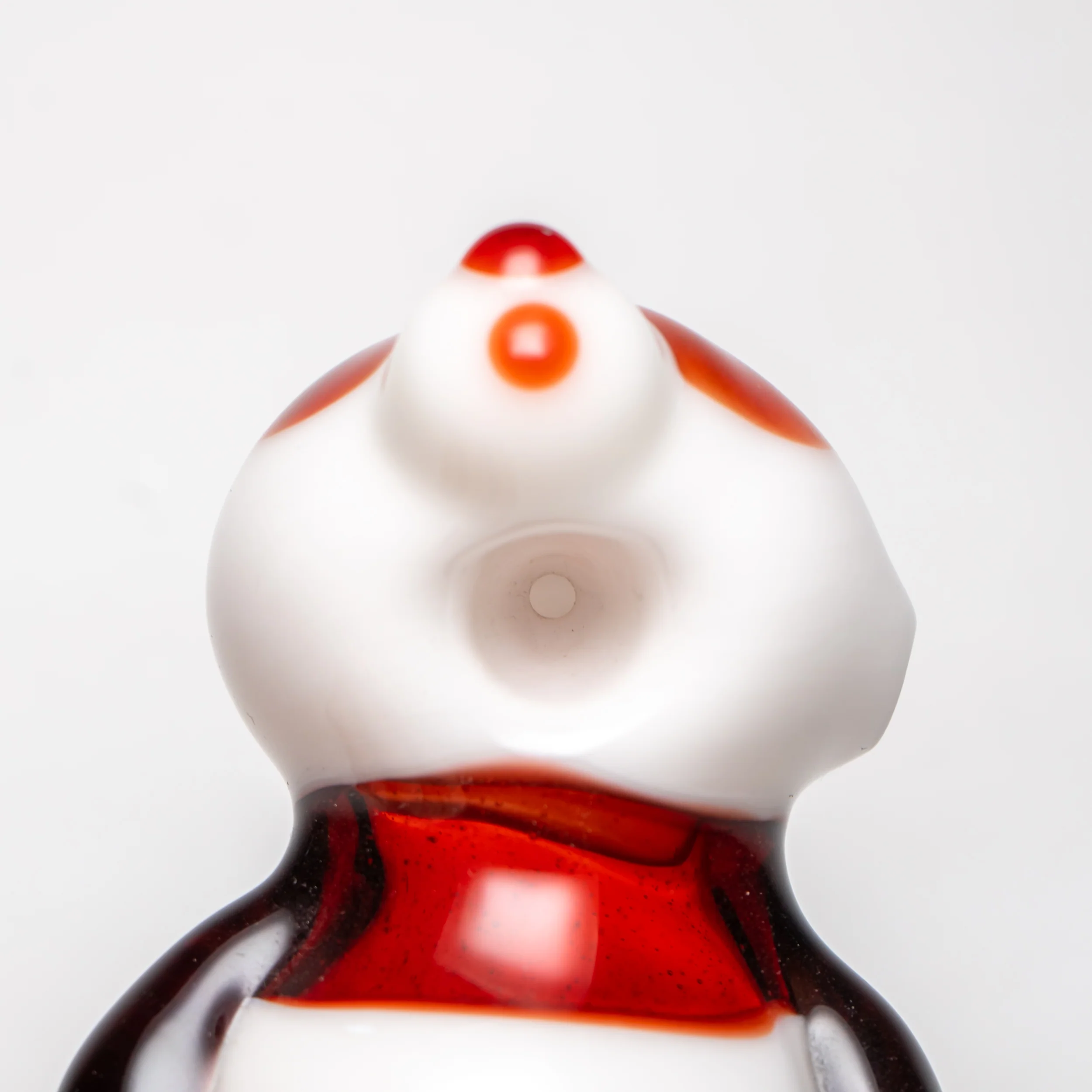Chazpyle - Panda Pipe - Red & White - Image 5