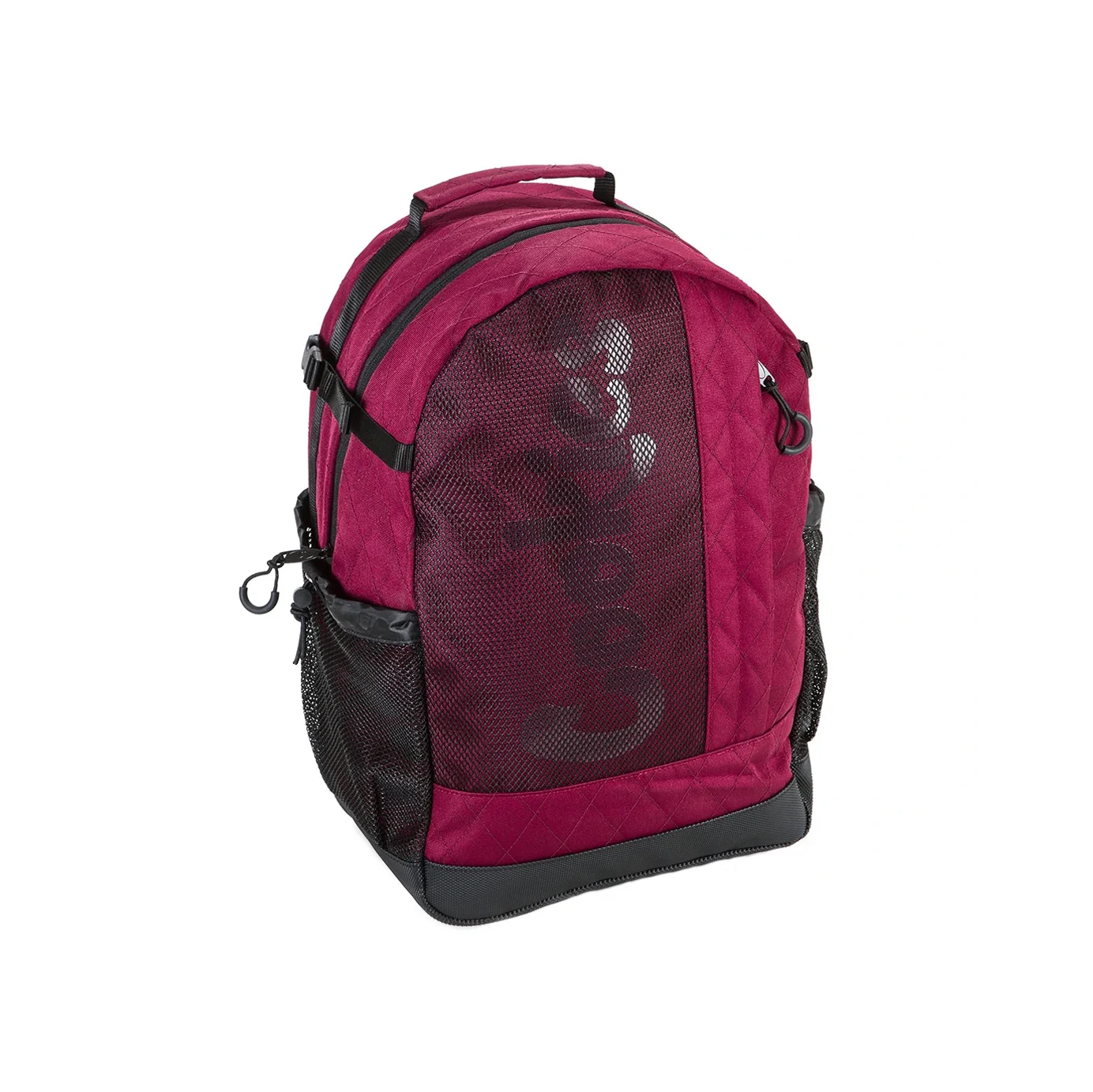 Cookies - Mesh Overlay Backpack - Burgundy