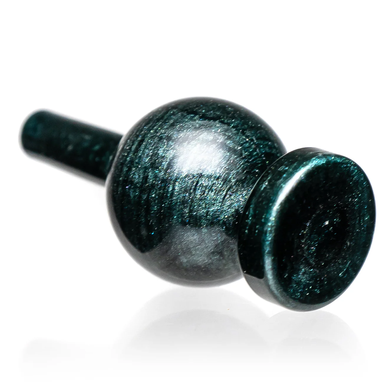 Cripple Hill Glass - Round Slurper Cap - 20mm - Heavy Blue Stardust - Image 2