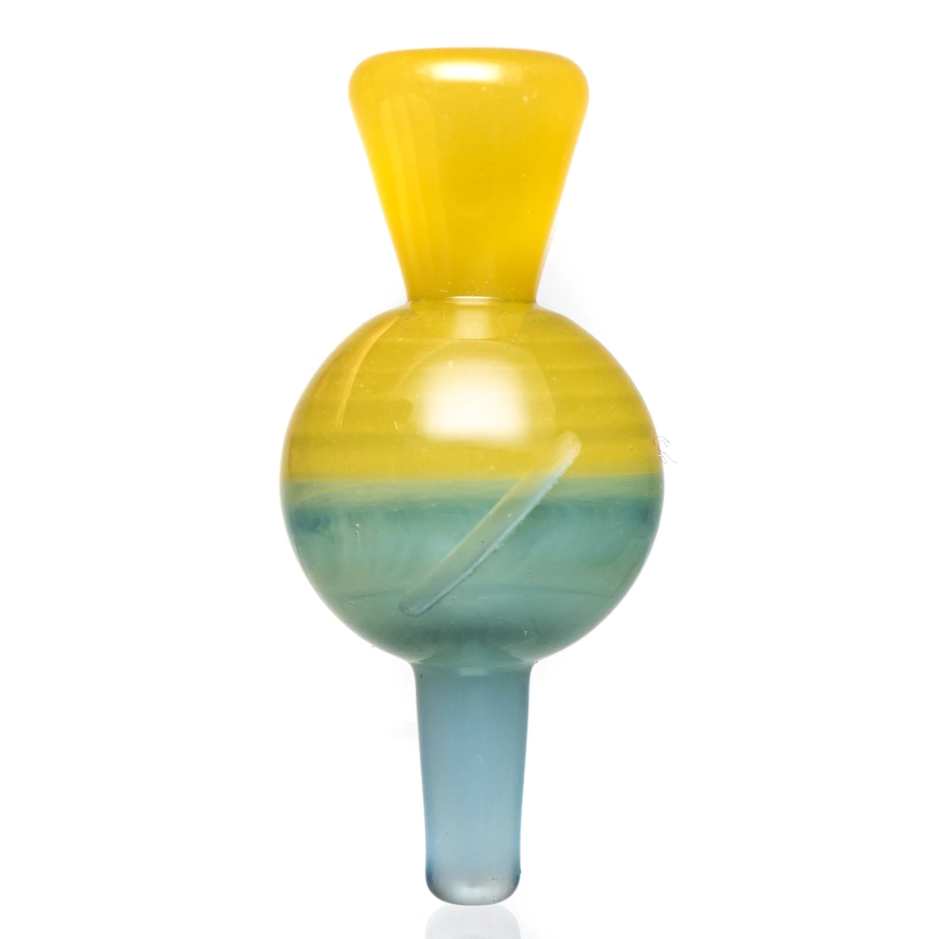 Cripple Hill Glass - Spinner Cap - 25mm - CFL Pastel Serum & Pastel Blue