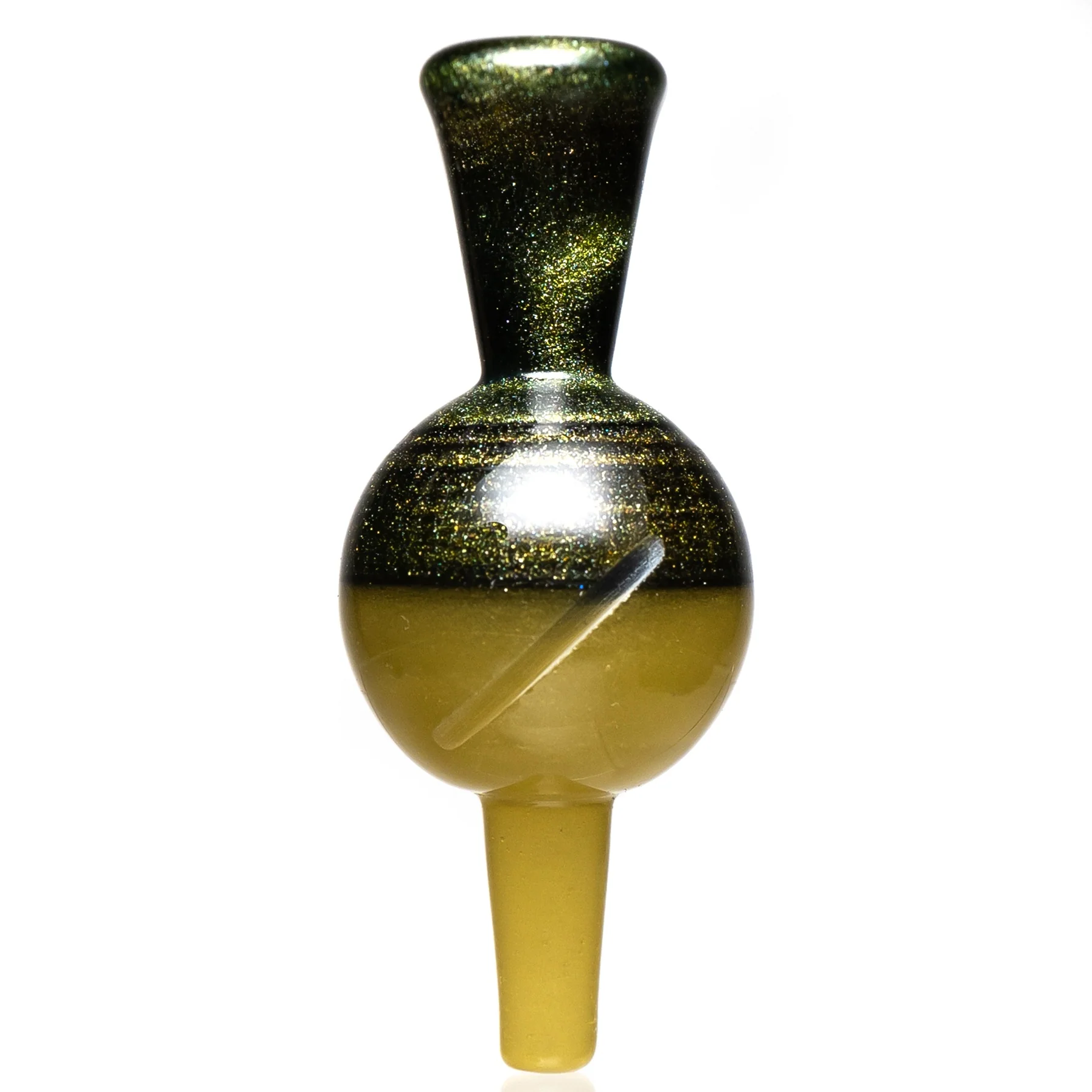 Cripple Hill Glass - Spinner Cap - 25mm - Metal Fleck & CFL Pastel Serum