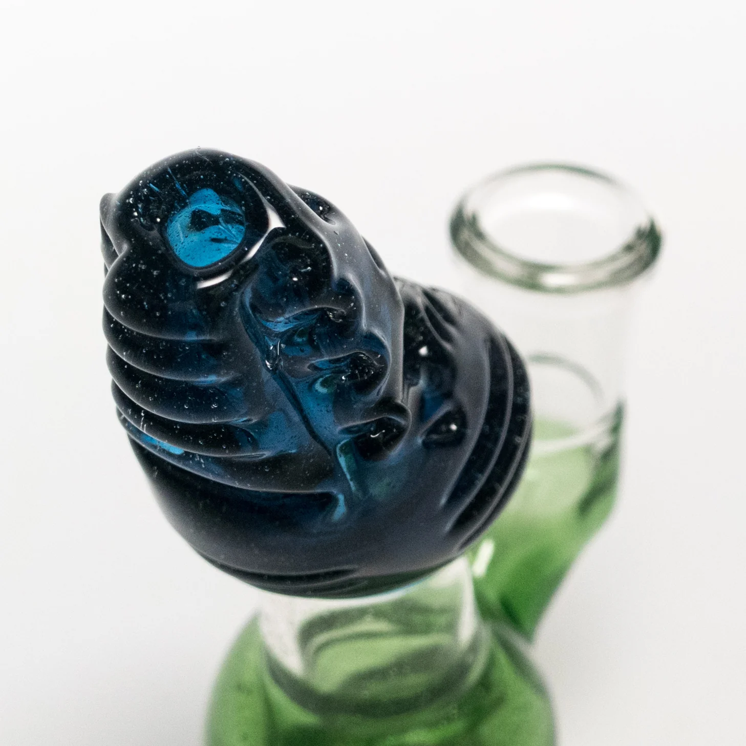 Dan Wolfe - Reptilian Skull Bubbler - Atomic Cumquat & Purple - Image 6