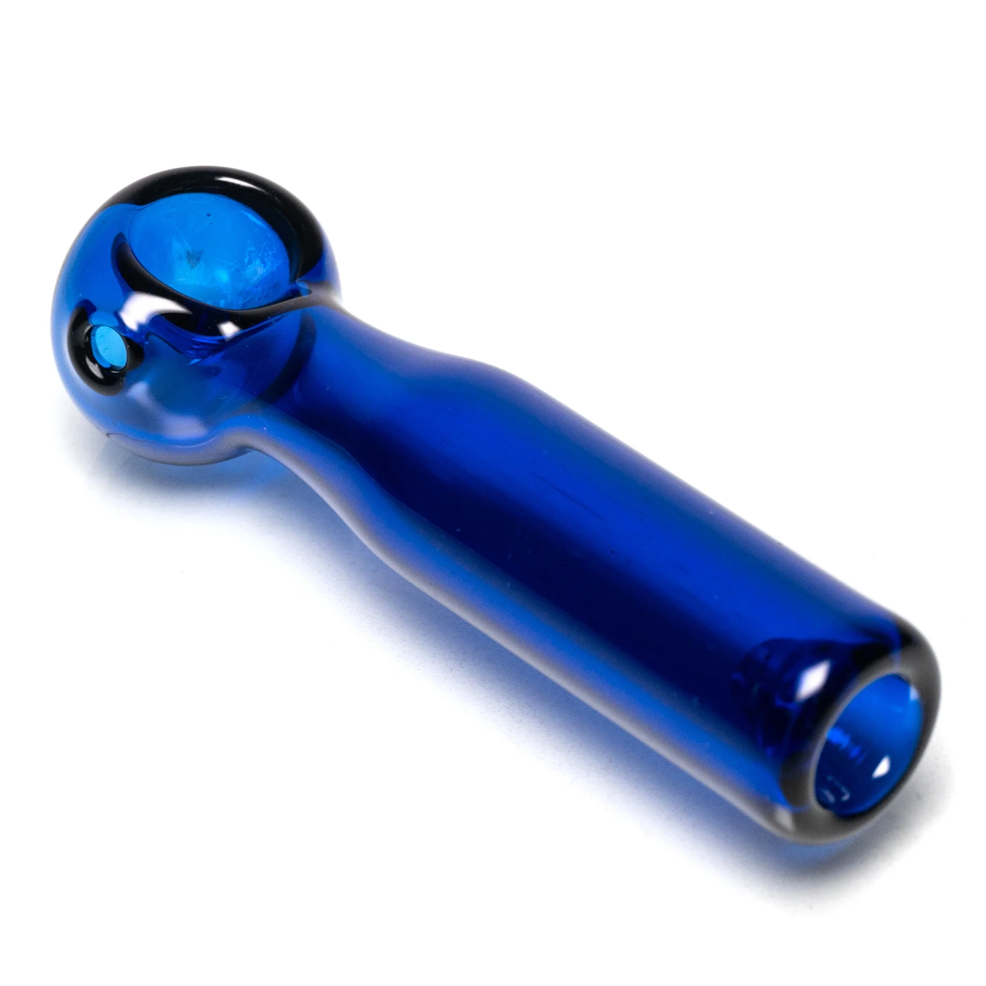 Daniels Glass Art - Ashcatcher Spoon Pipe - Cobalt