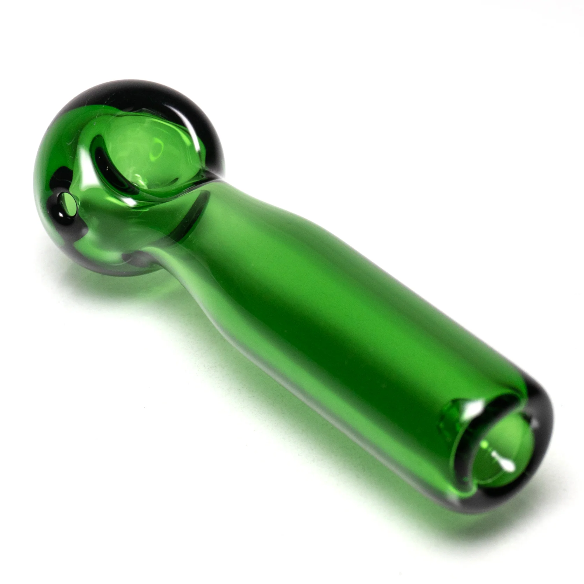Daniels Glass Art - Ashcatcher Spoon Pipe - Green
