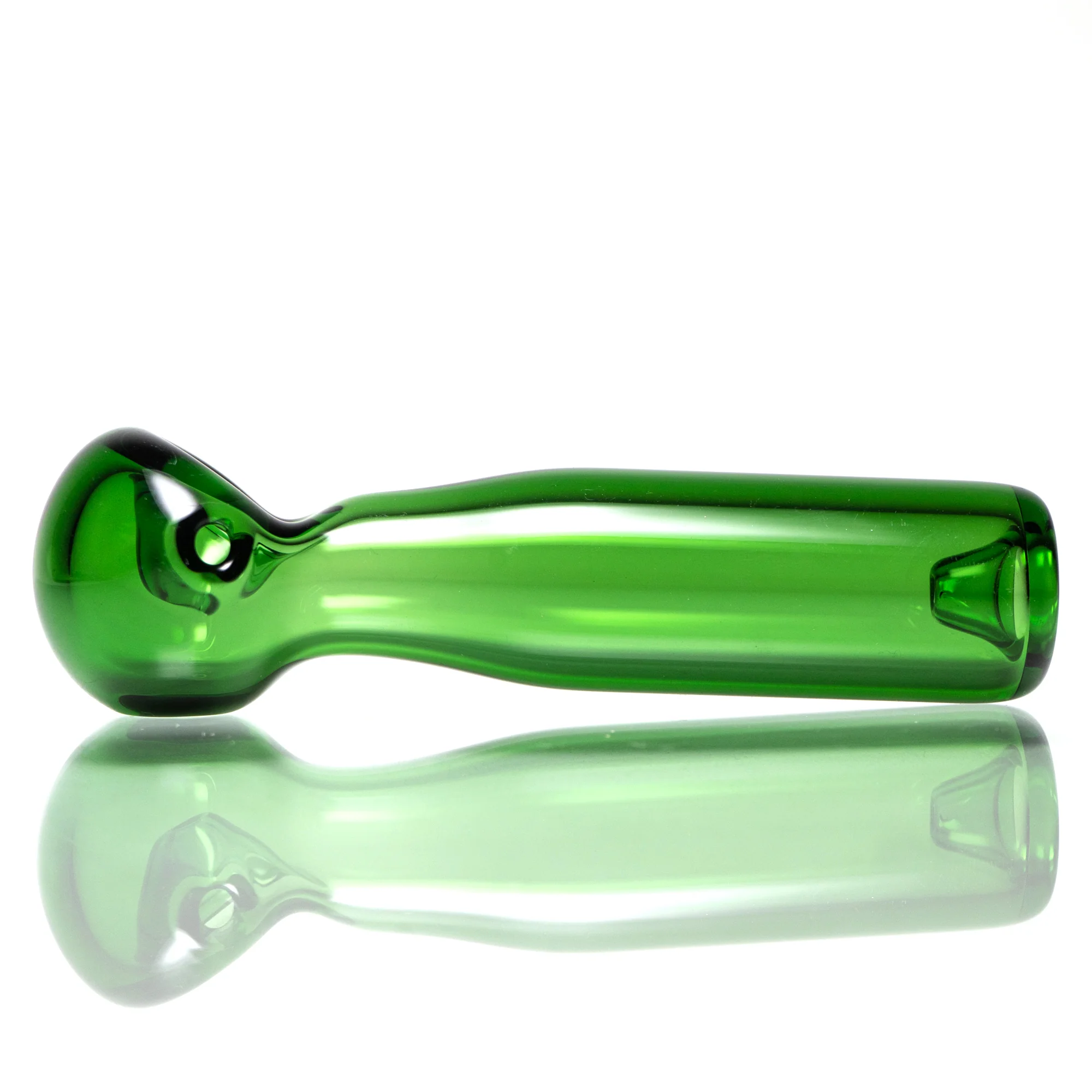 Daniels Glass Art - Ashcatcher Spoon Pipe - Green - Image 2