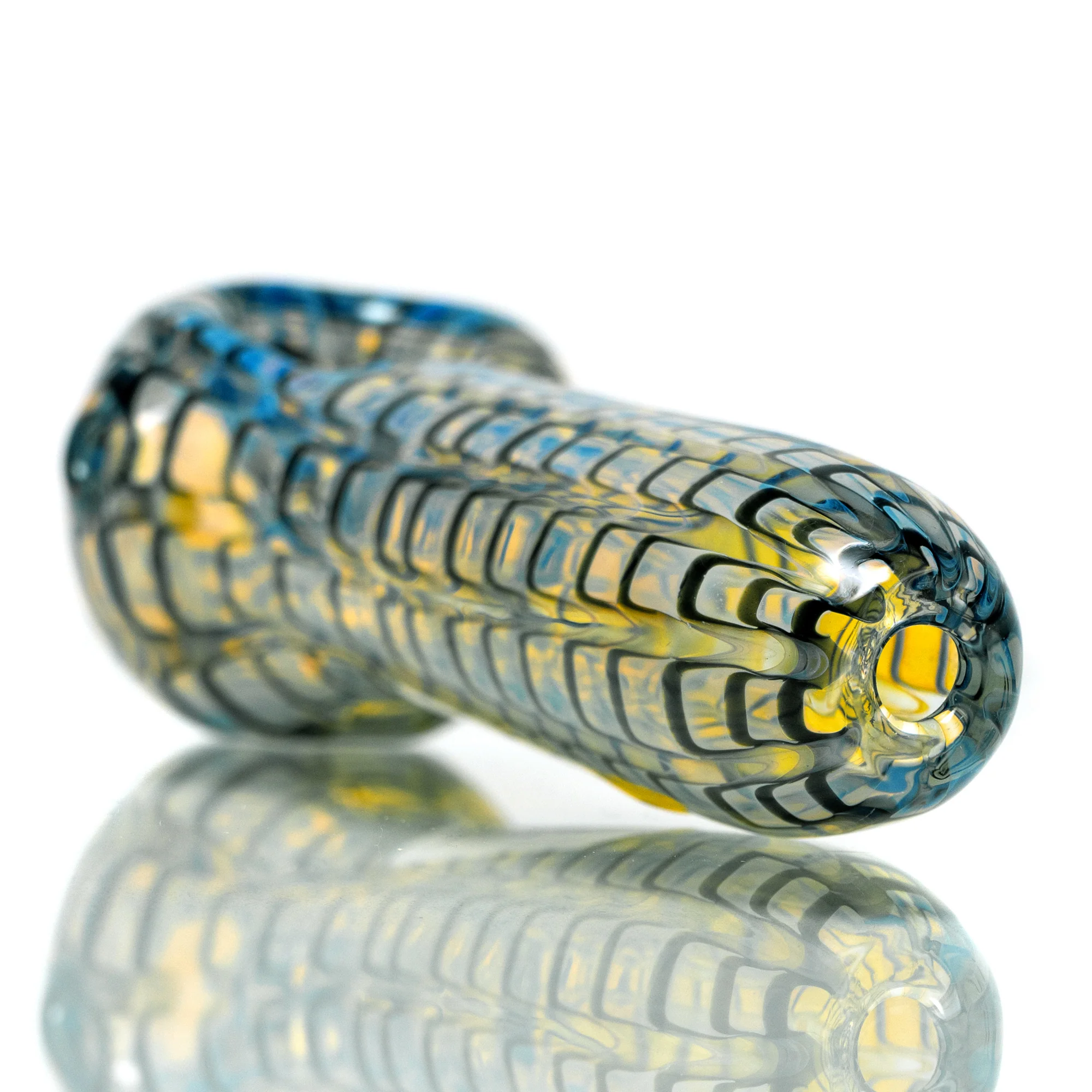 Daniels Glass Art - Fume & Rake Spoon Pipe - Black - Image 2
