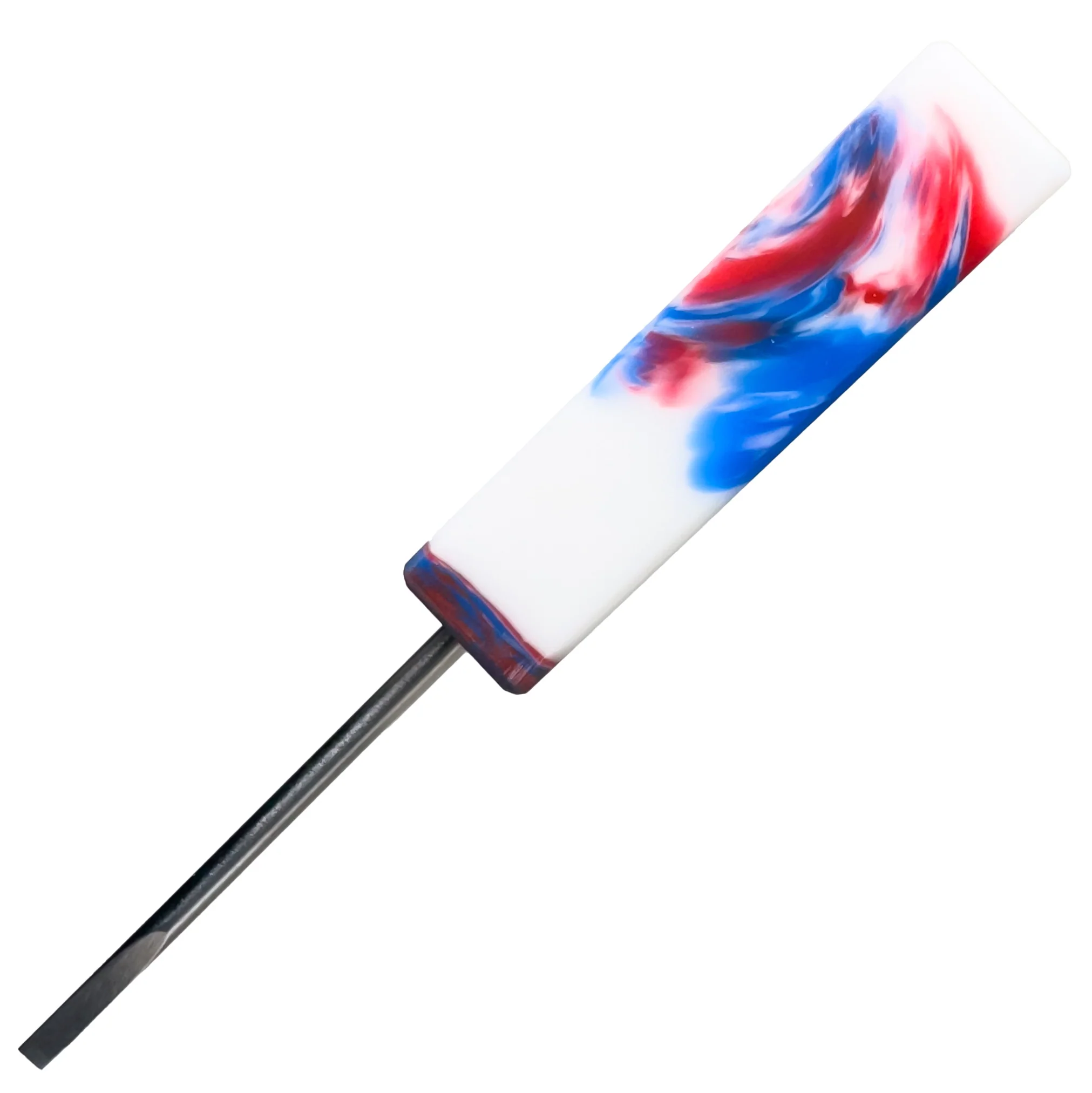DunkinDabber - Flat Head Dabber - Dank Blanks Resin - 4 3/4"