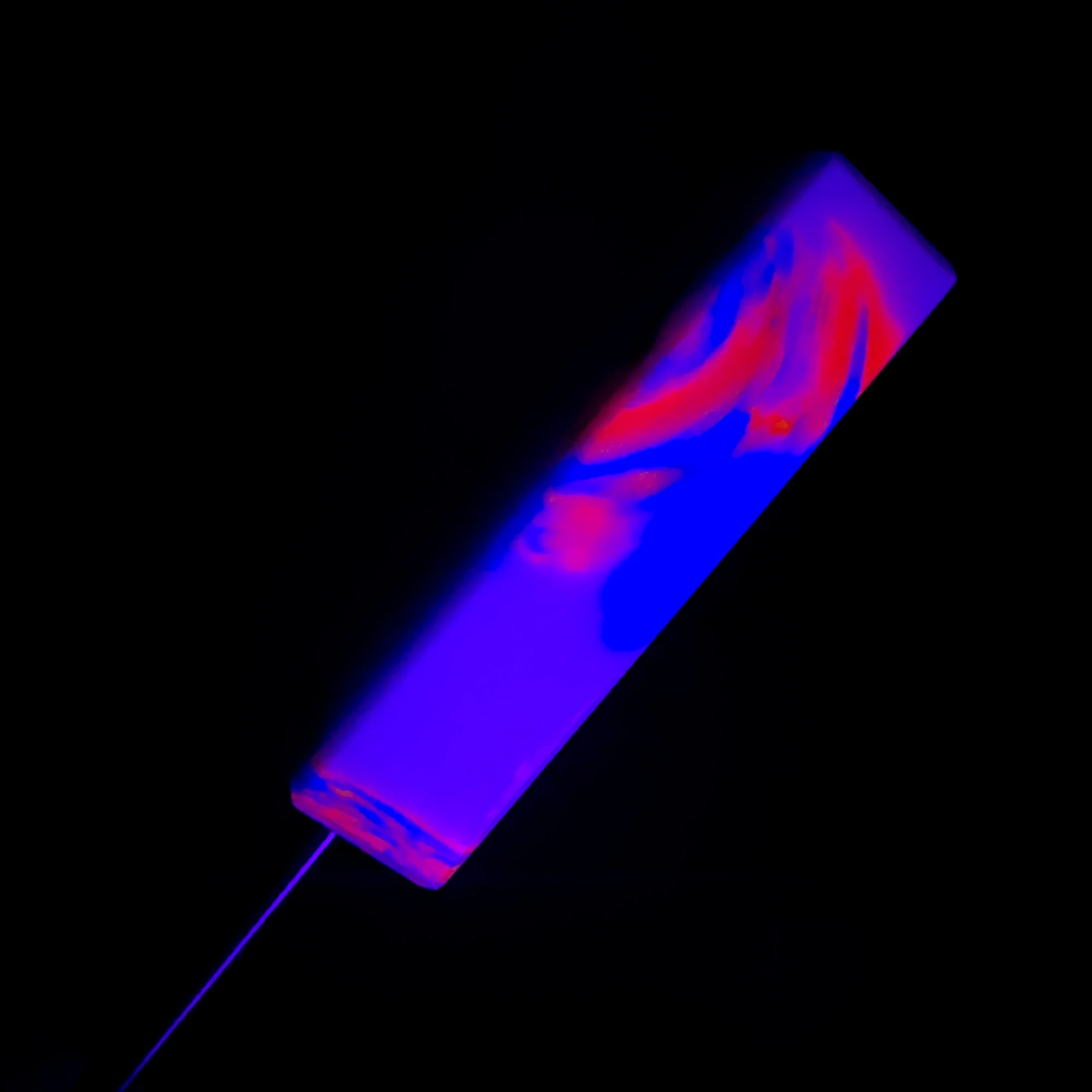 DunkinDabber - Flat Head Dabber - Dank Blanks Resin - 4 3/4" - Image 2