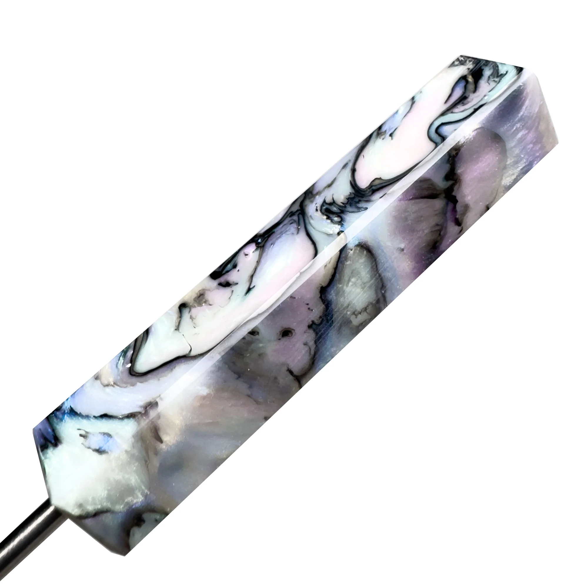 DunkinDabber - Flat Head Dabber - Pourcasso Black Pearl - 4 5/8" - Image 2
