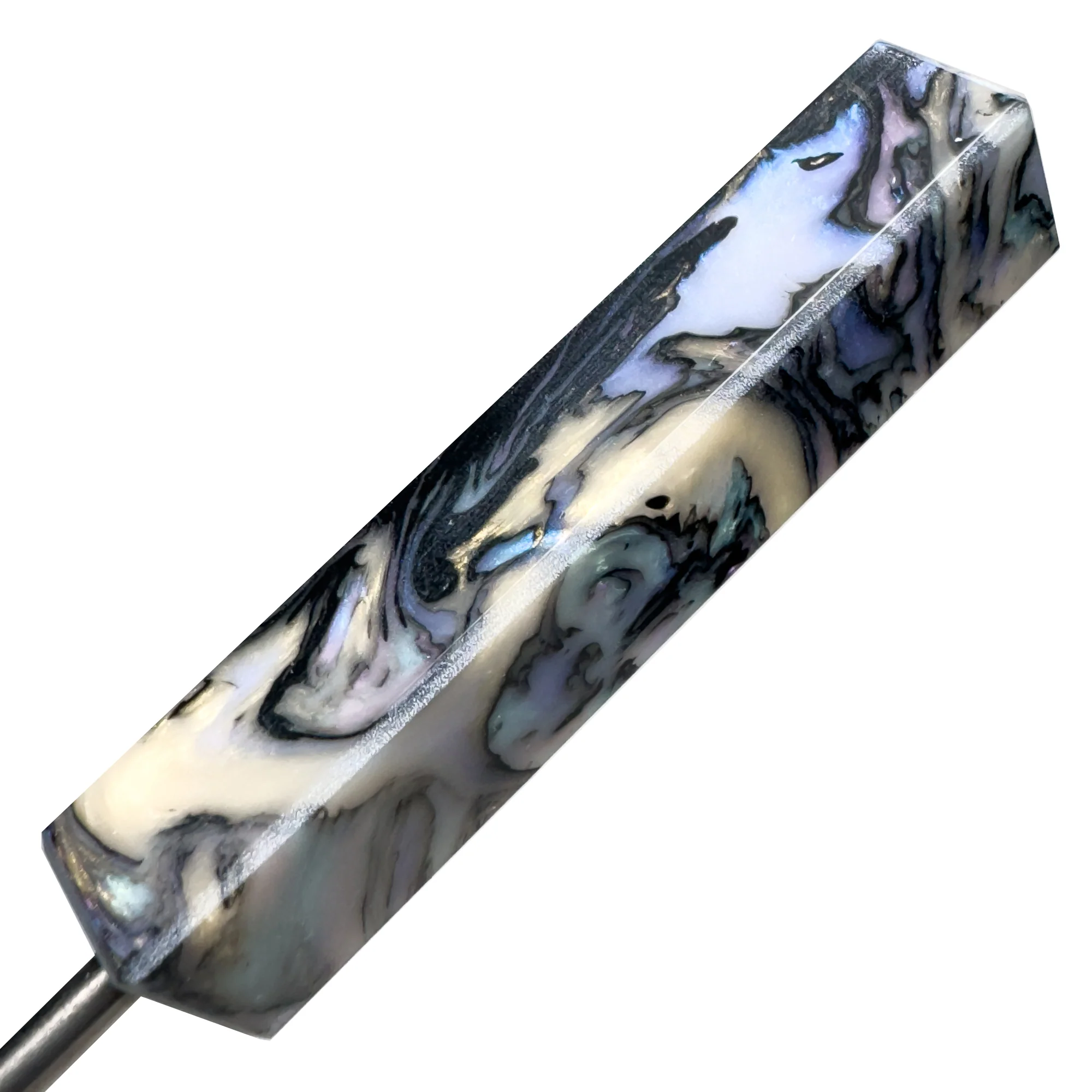 DunkinDabber - Flat Head Dabber - Pourcasso Black Pearl - 5" - Image 3