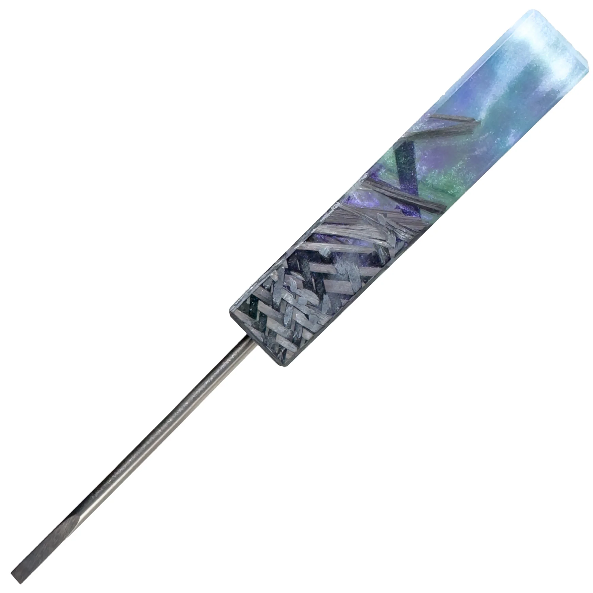 DunkinDabber - Flat Head Dabber - Pourcasso Carbon Fiber - 5 3/4"