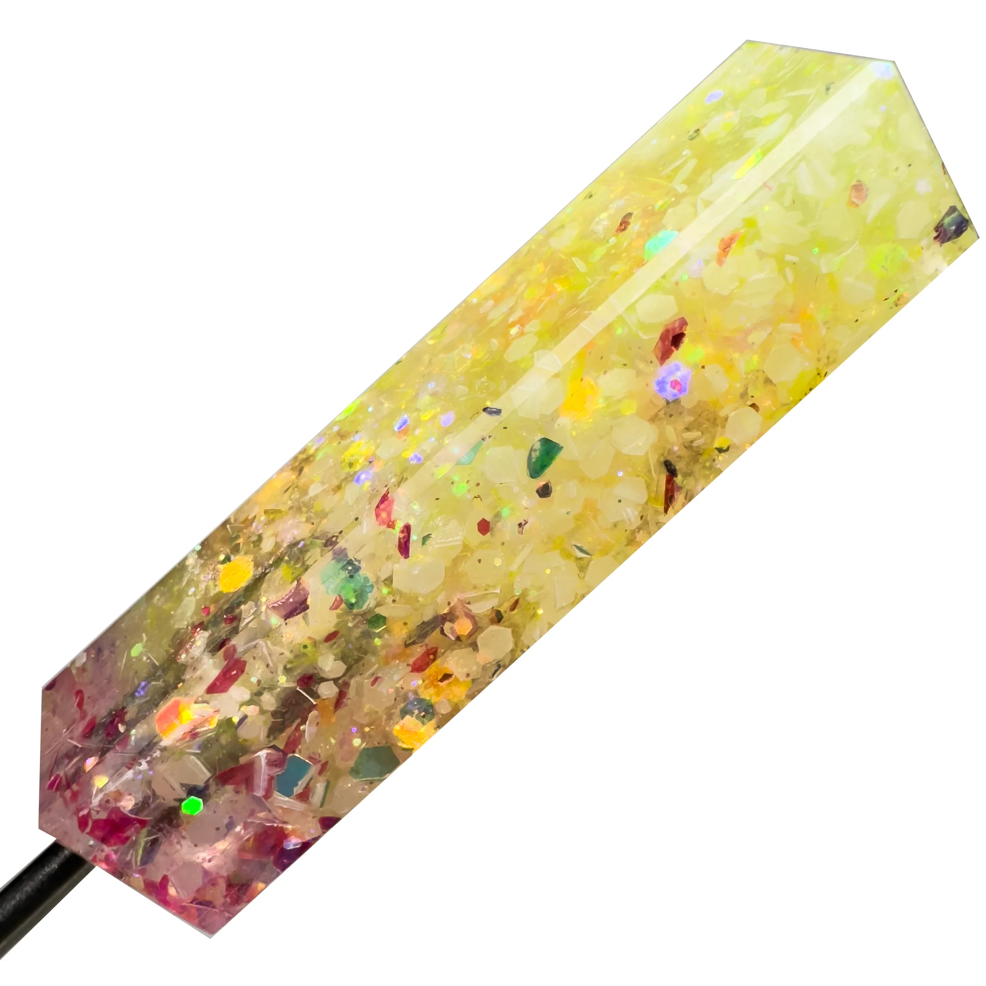 DunkinDabber - Flat Head Dabber - Pourcasso Glow UV - 4 7/8" - Image 3
