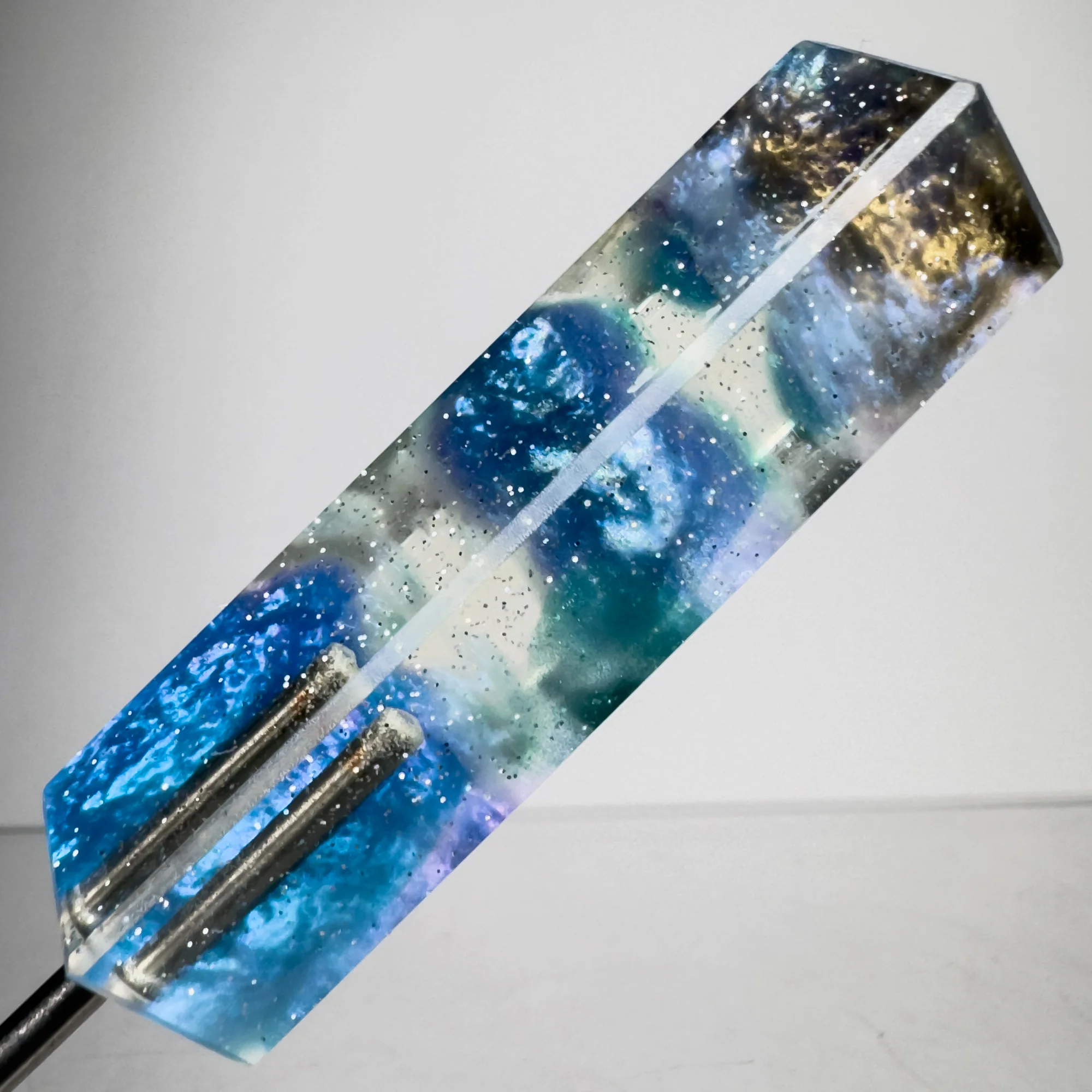 DunkinDabber - Flat Head Dabber - Sparkle Pourcasso Resin - 5 1/8" - Image 4