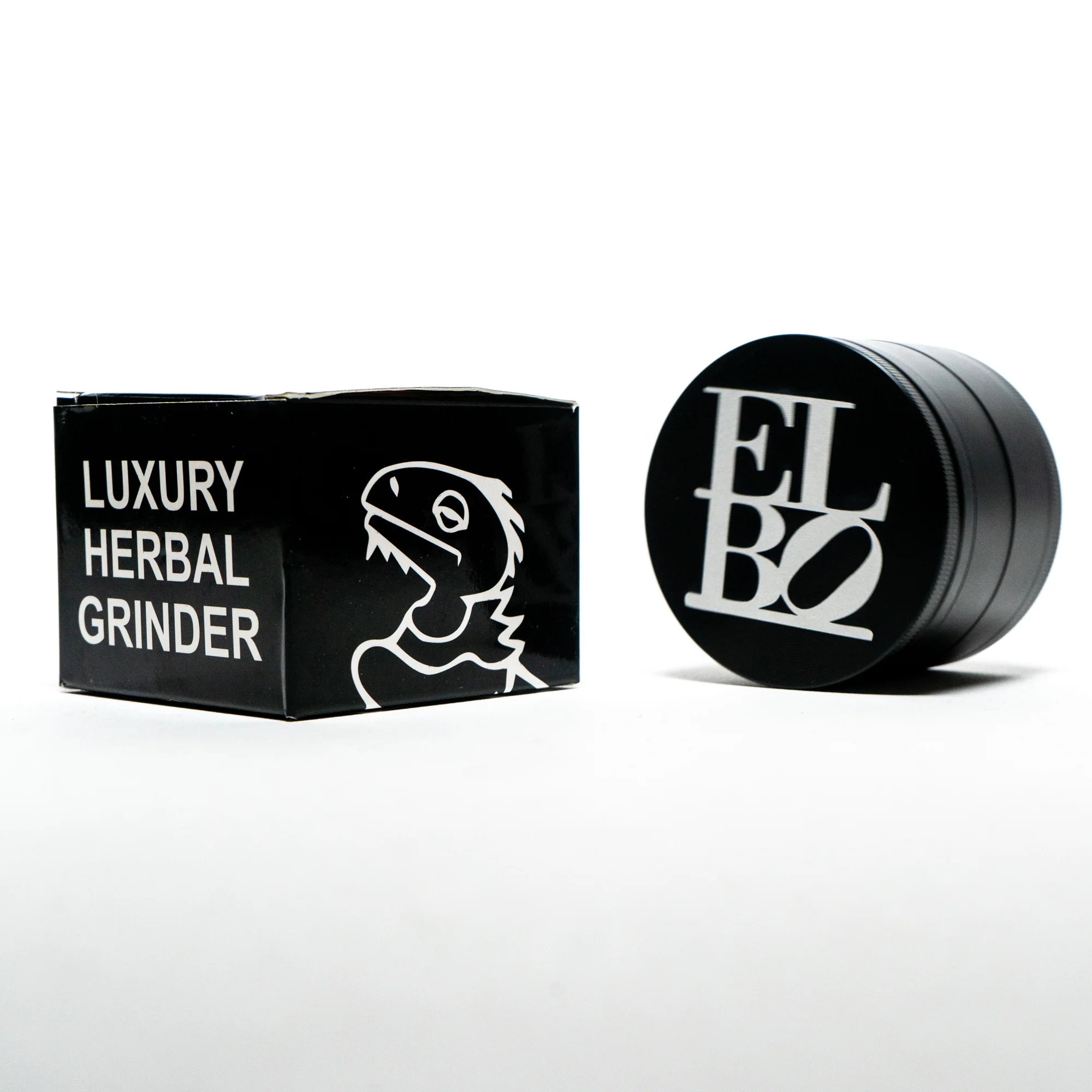Elbo - Luxury 4 Piece Grinder - Black - Image 2