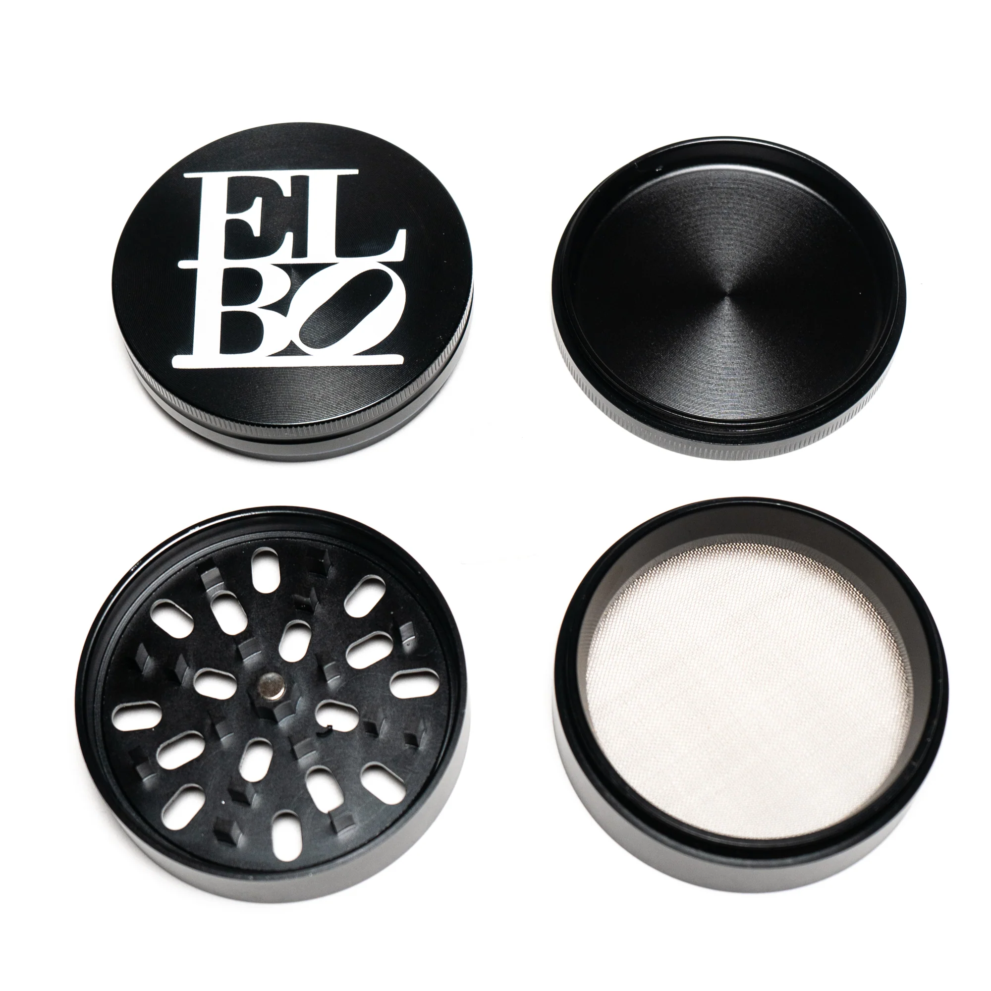Elbo - Luxury 4 Piece Grinder - Black - Image 9
