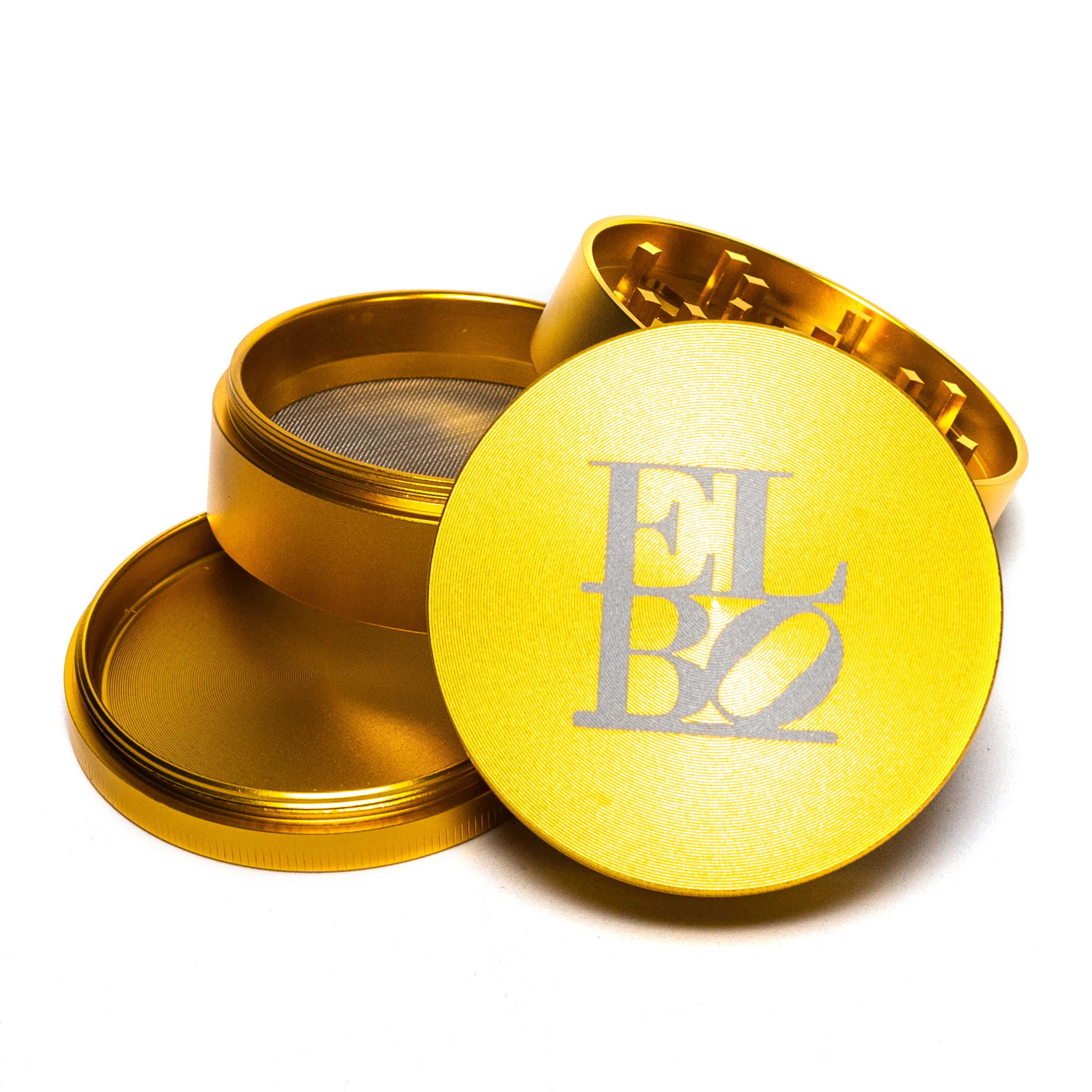 Elbo - Luxury 4 Piece Grinder - Gold