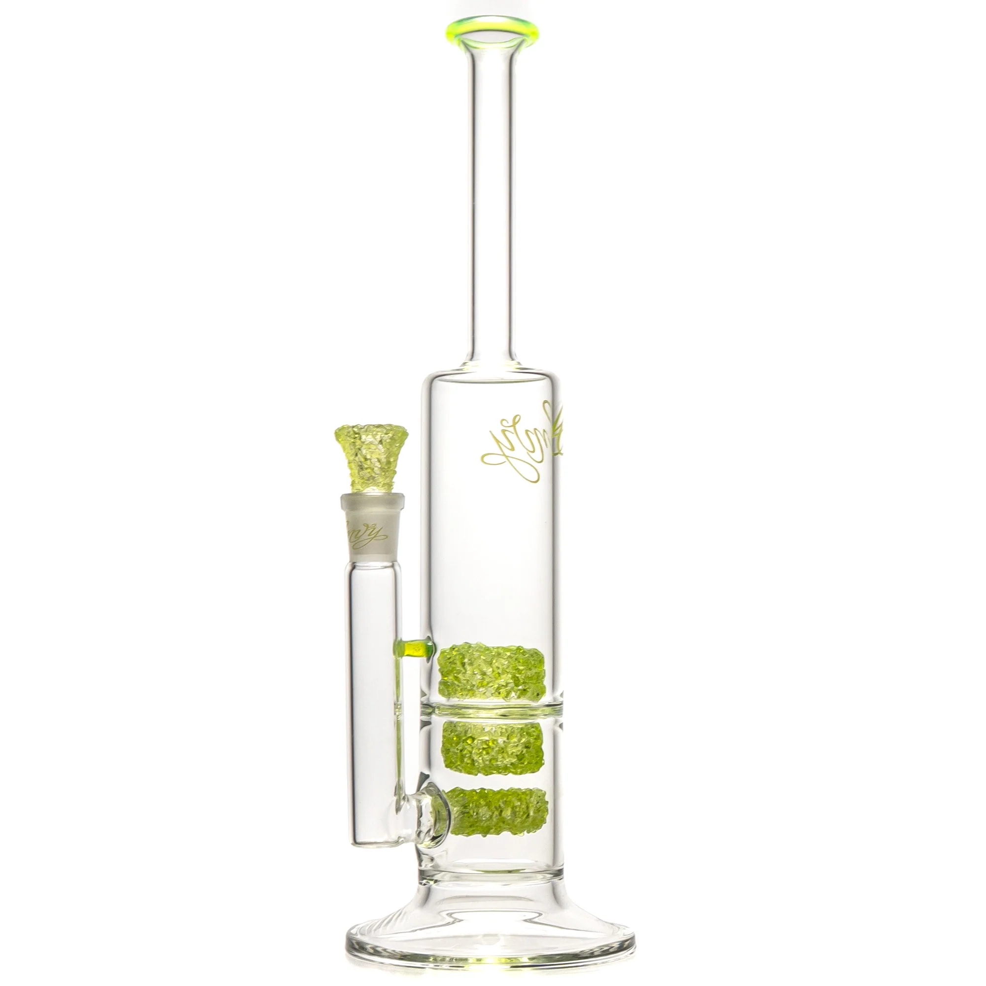 Envy Glass - Double Pop Rock Inline Tube - Slyme